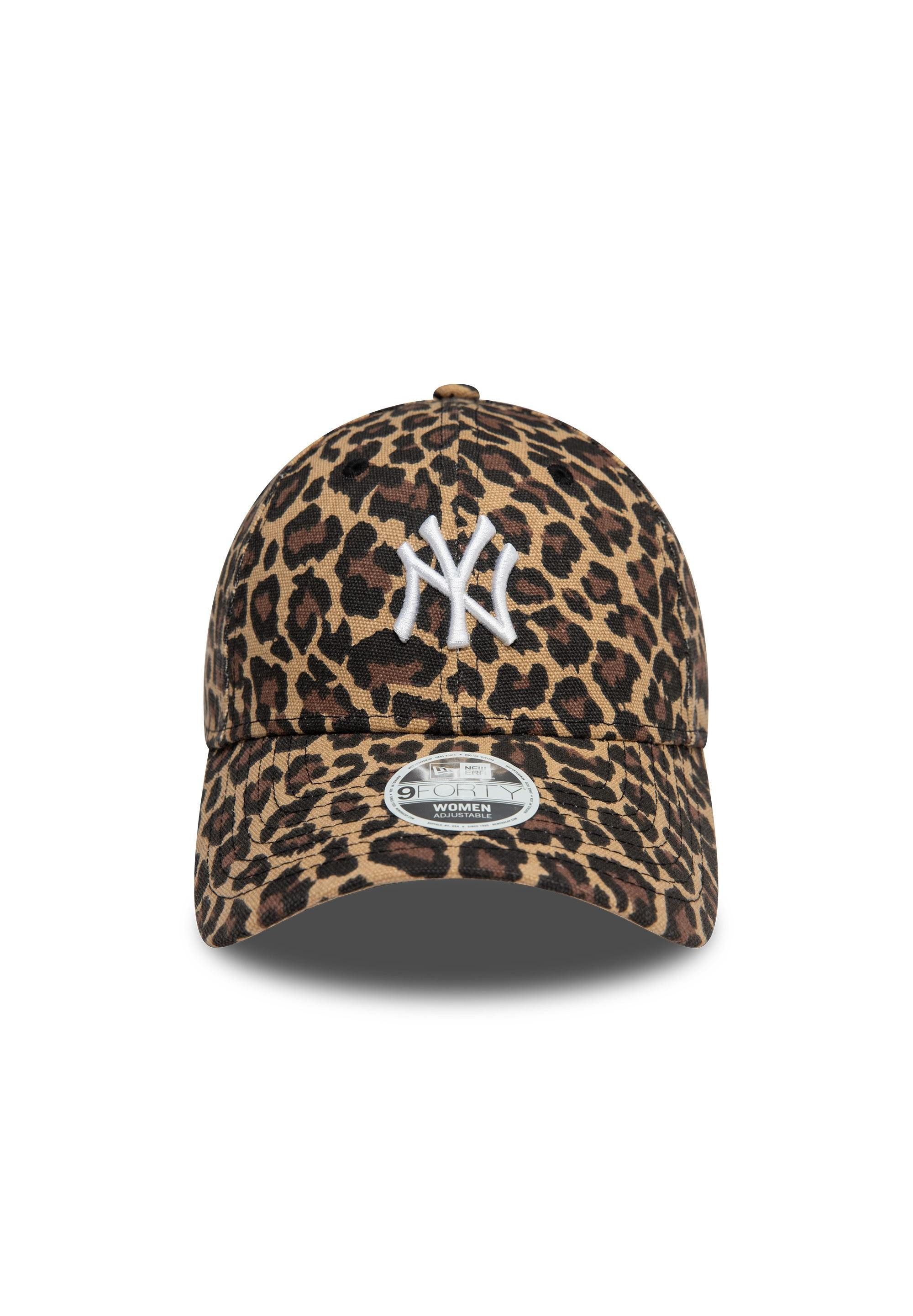 New Era Baseball Cap New York Yankees MLB Womens Leopard Braun Schwarz 9For günstig online kaufen