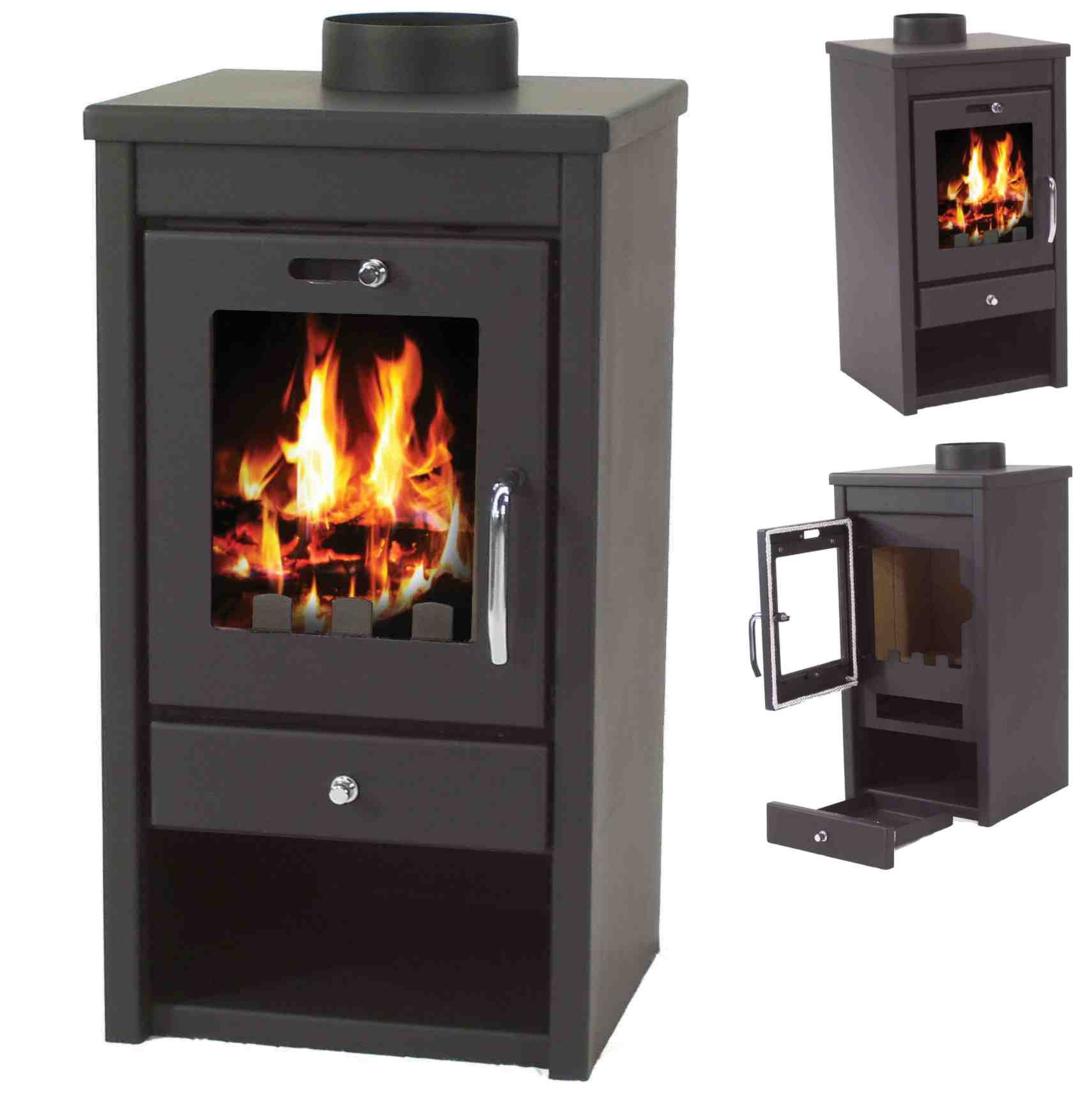 Apex Kaminofen Kaminofen 7kW Holzofen Kachelofen Heizofen Ofen 56310, (1-tl günstig online kaufen