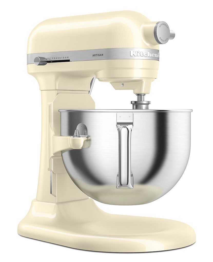KitchenAid Küchenmaschine 5KSM60SPXEAC, 375 W, 5,6 l Schüssel, Softstart, Original-Planetenrührwerk, Hitzeabschaltung