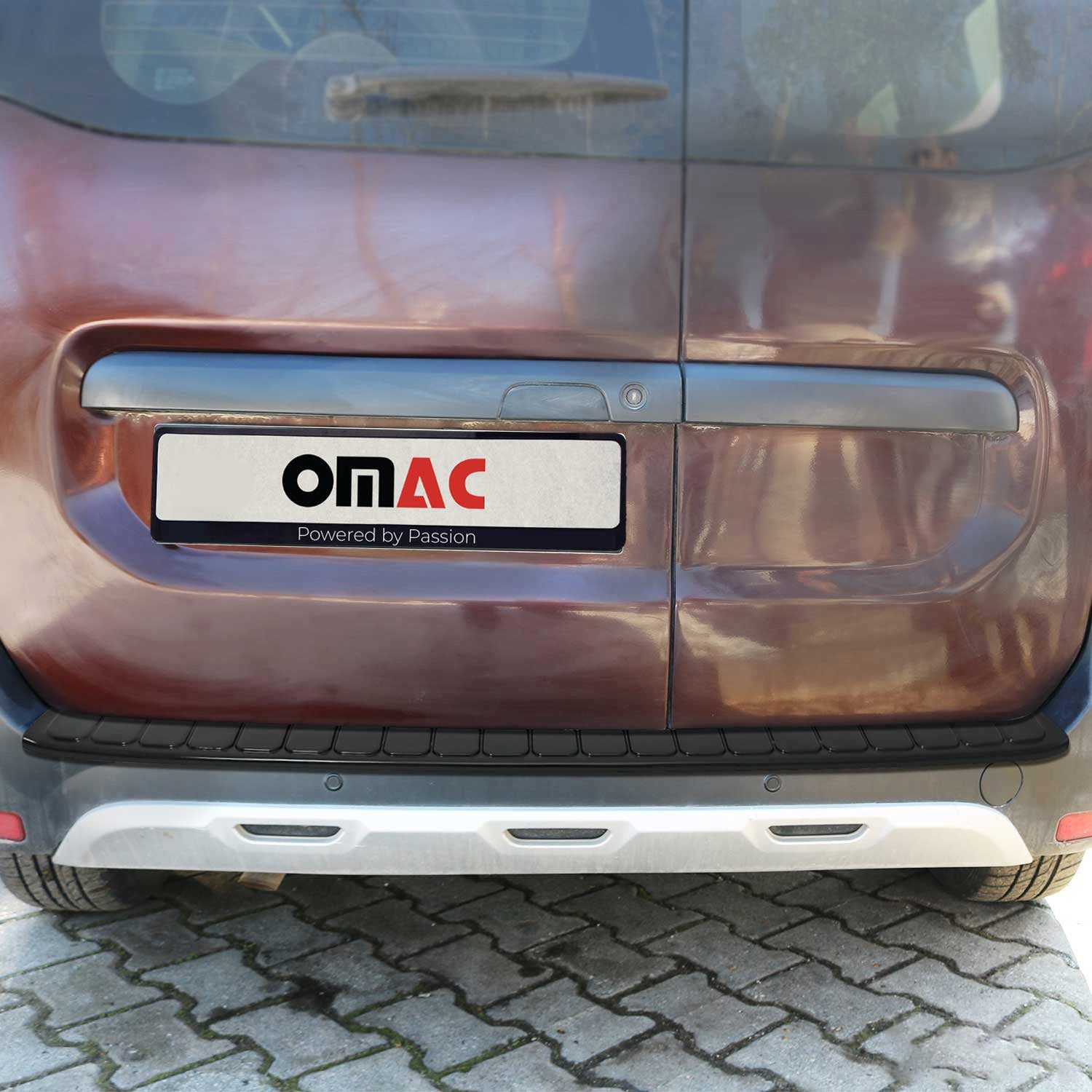 OMAC Ladekantenschutz für Renault Express 2021-2023 Schwarz ABS, Zubehör für Renault Express 2021-2023, Langlebig,Einfache Reinigung,Einfache Installation,Rostbeständig