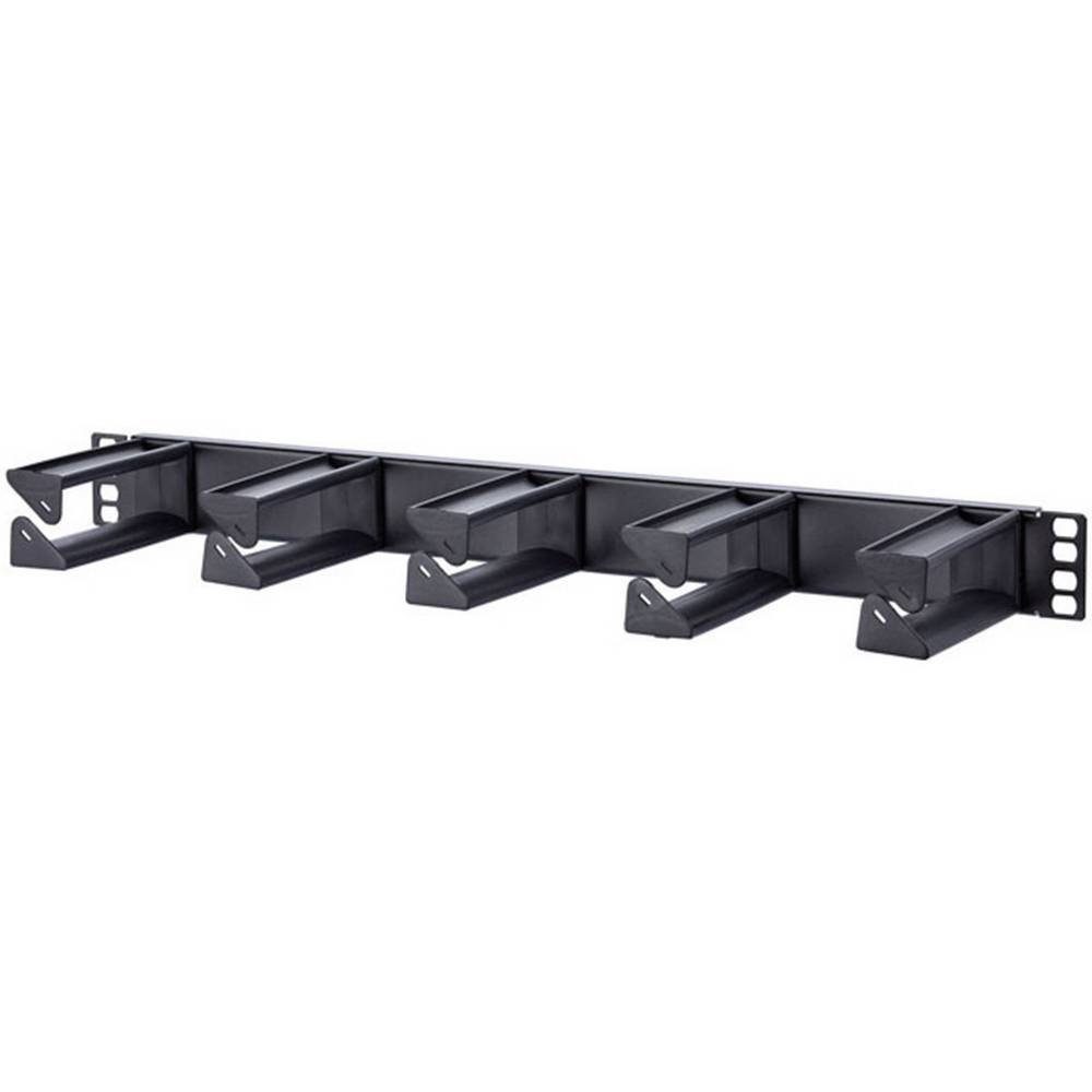 Netzwerkschrank Rangierfeld 19″ 1HE 100 mm RAL 9005