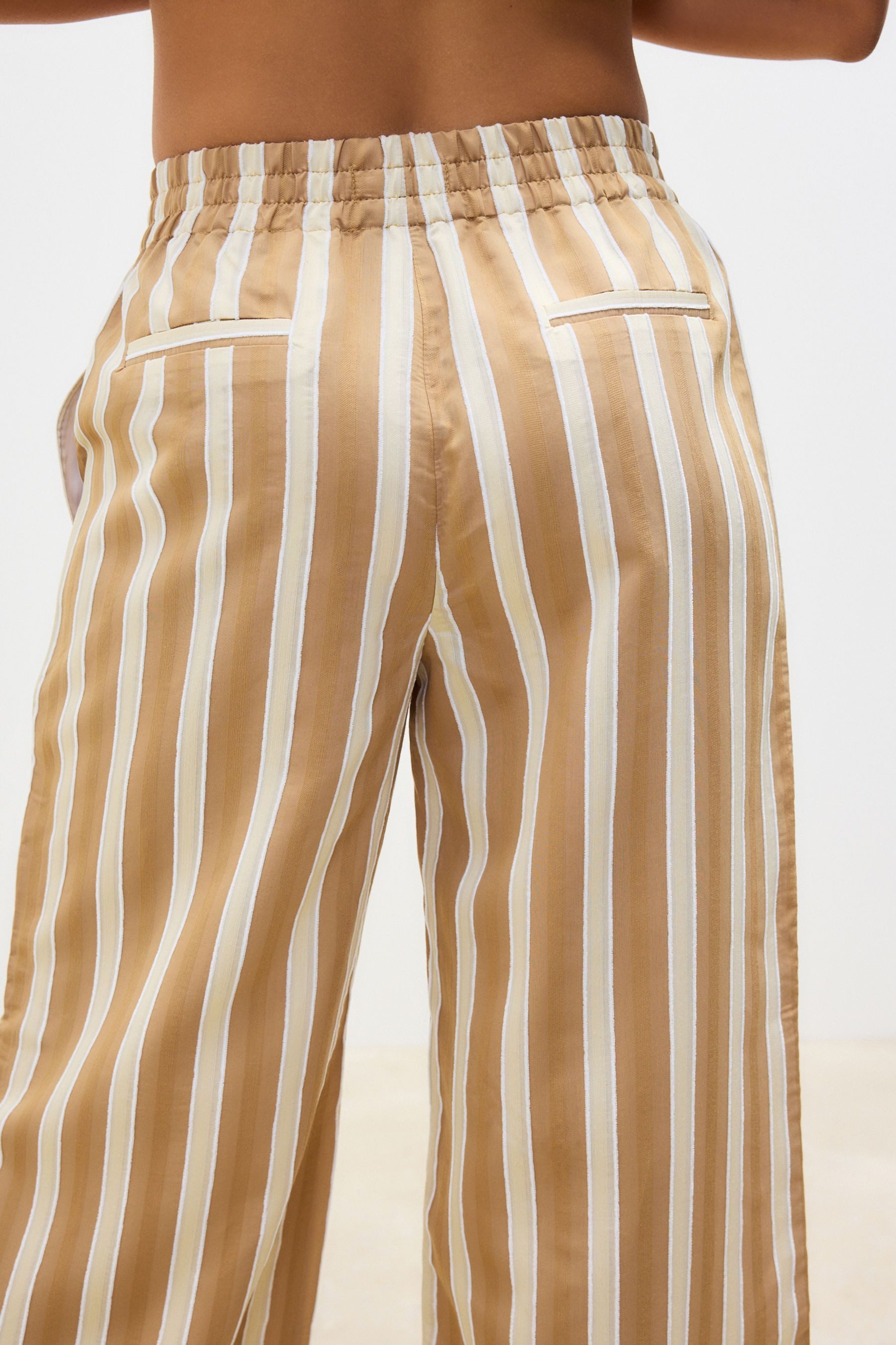 Next Dehnbund-Hose Gestreifte Hose mit weitem günstig online kaufen