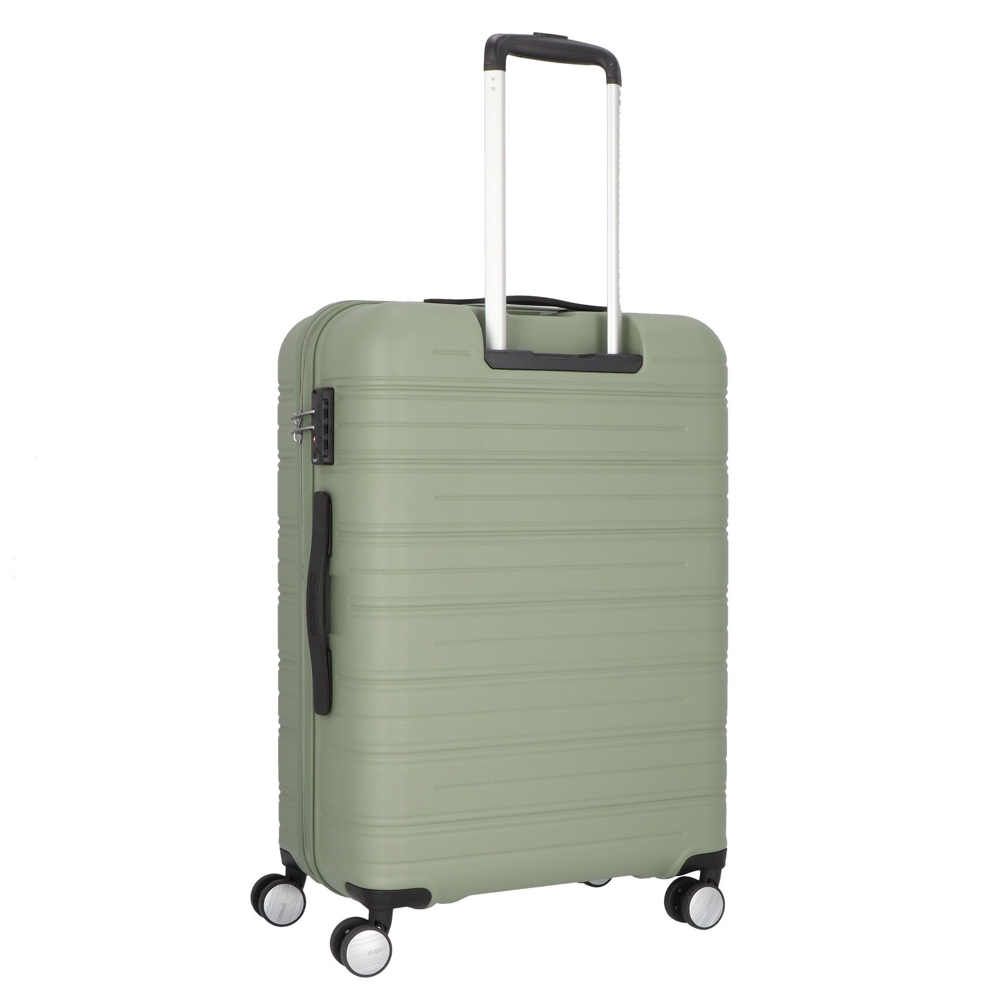 sage khaki Tourister® Hartschalen-Trolley ABS High matt 4 American Rollen, Turn,