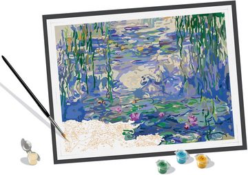 Ravensburger Malen nach Zahlen CreArt, ART Collection, Waterlilies (Monet), Made in Europe; FSC® - schützt Wald - weltweit