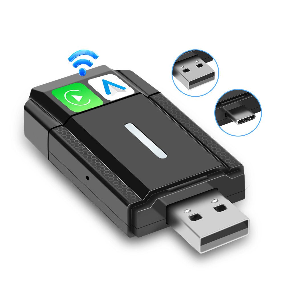 Kabelloses externes Carplay+ Android Auto-Modul Adapter