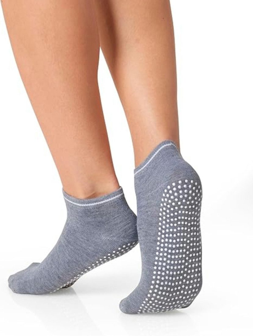 Orbisana Sneakersocken Orbisana Yoga - und Pilates-Socken Antirutschsohle Einheitsgröße 36-42