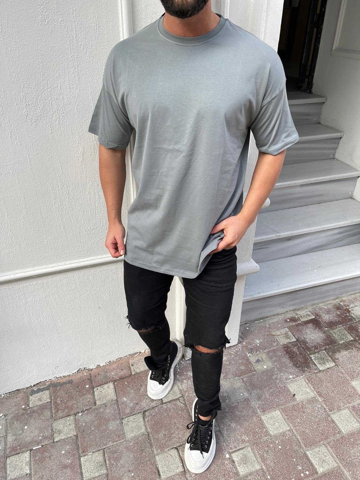 Megaman Jeans Oversize-Shirt Oversize Herren T-Shirt günstig online kaufen
