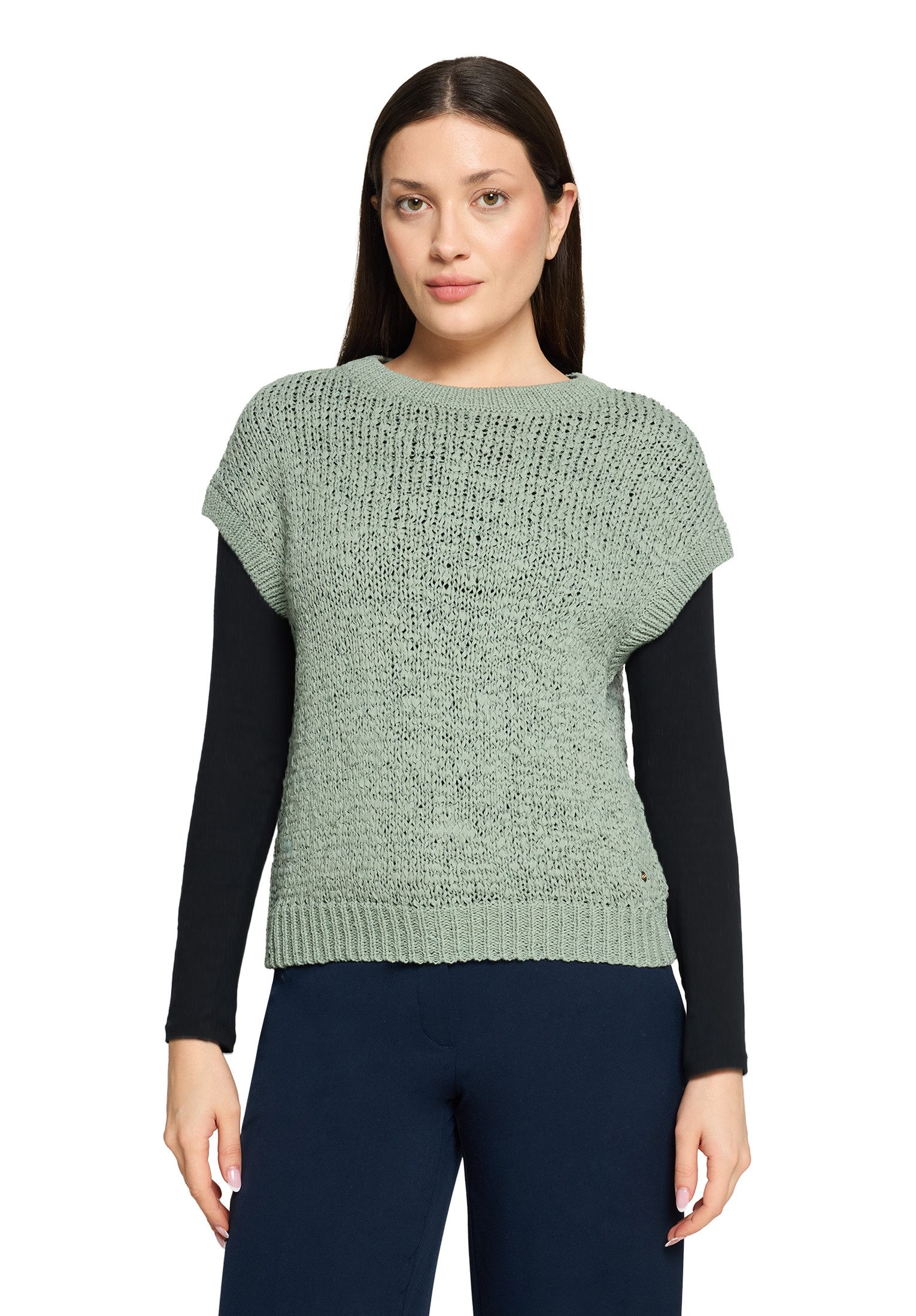 Betty&Co Stricktop Damen mit Rundhalsausschnitt