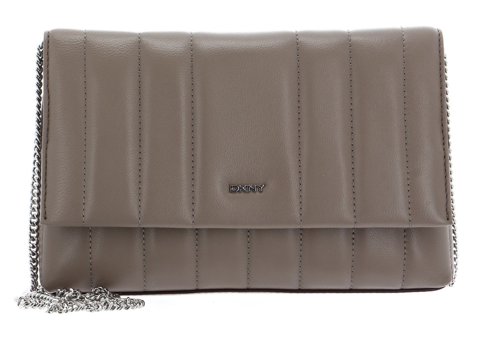 / Silver Seva Clutch Toffee DKNY