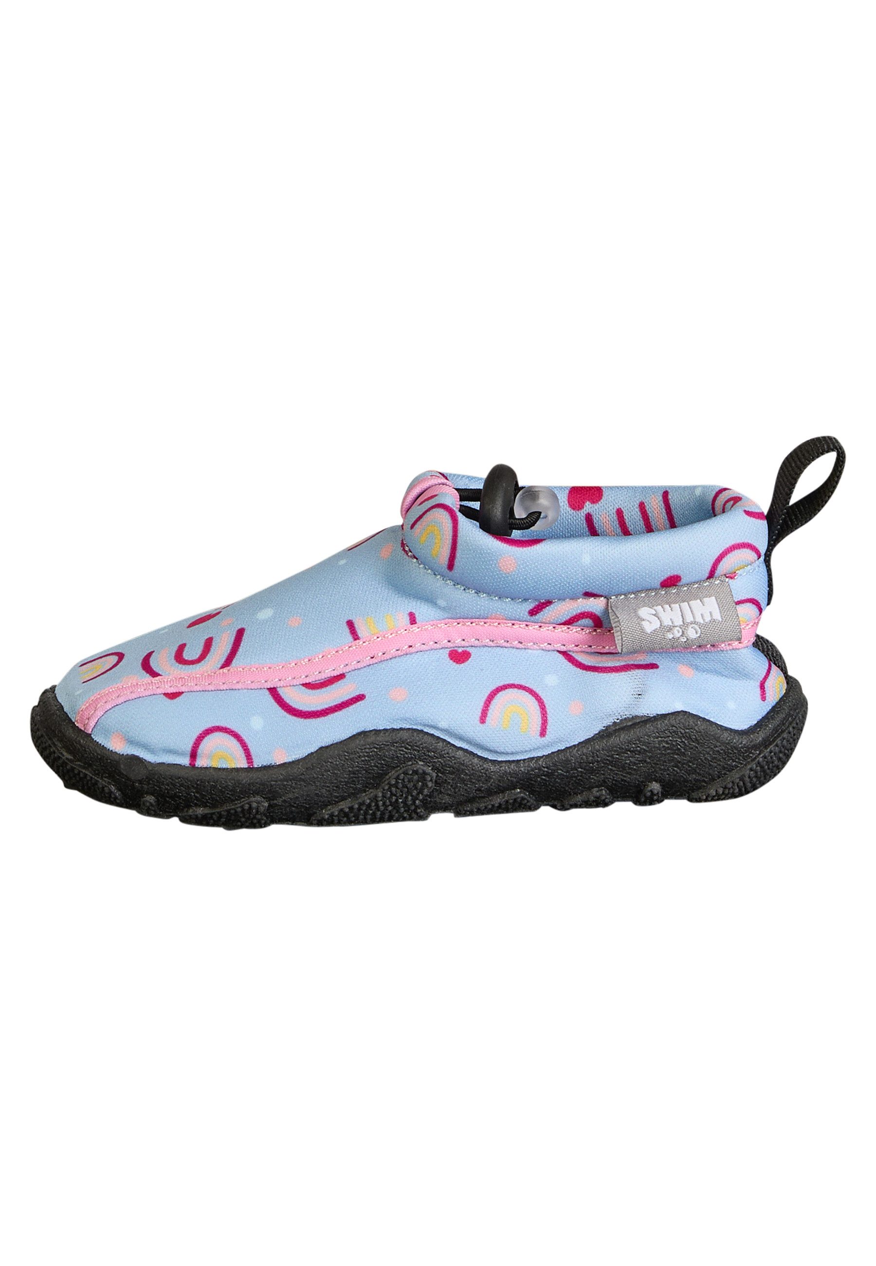 Sterntaler® Badeschuhe Regenbogen Badeschuh (1-tlg) Badeschuhe mit Regenbogen, Kordelstopper & rutschfester Sohle