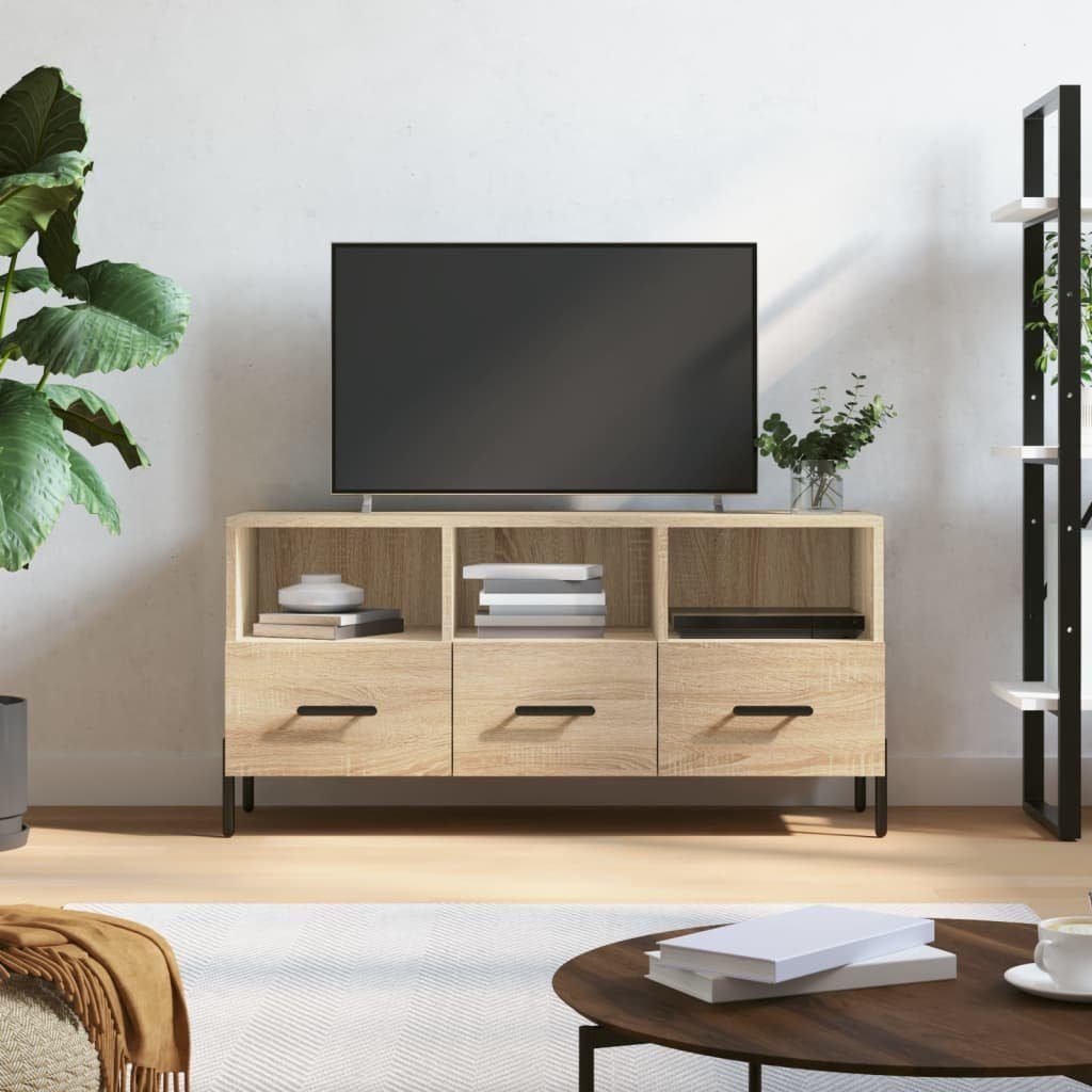 102x36x50 cm TV-Schrank Sonoma-Eiche Holzwerkstoff furnicato