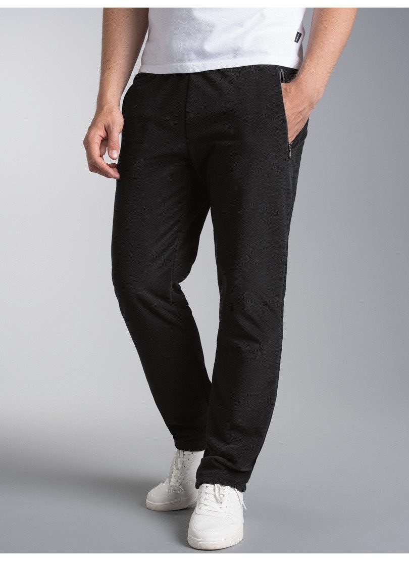Trigema Jerseyhose TRIGEMA Fleece Freizeithose (1-tlg)