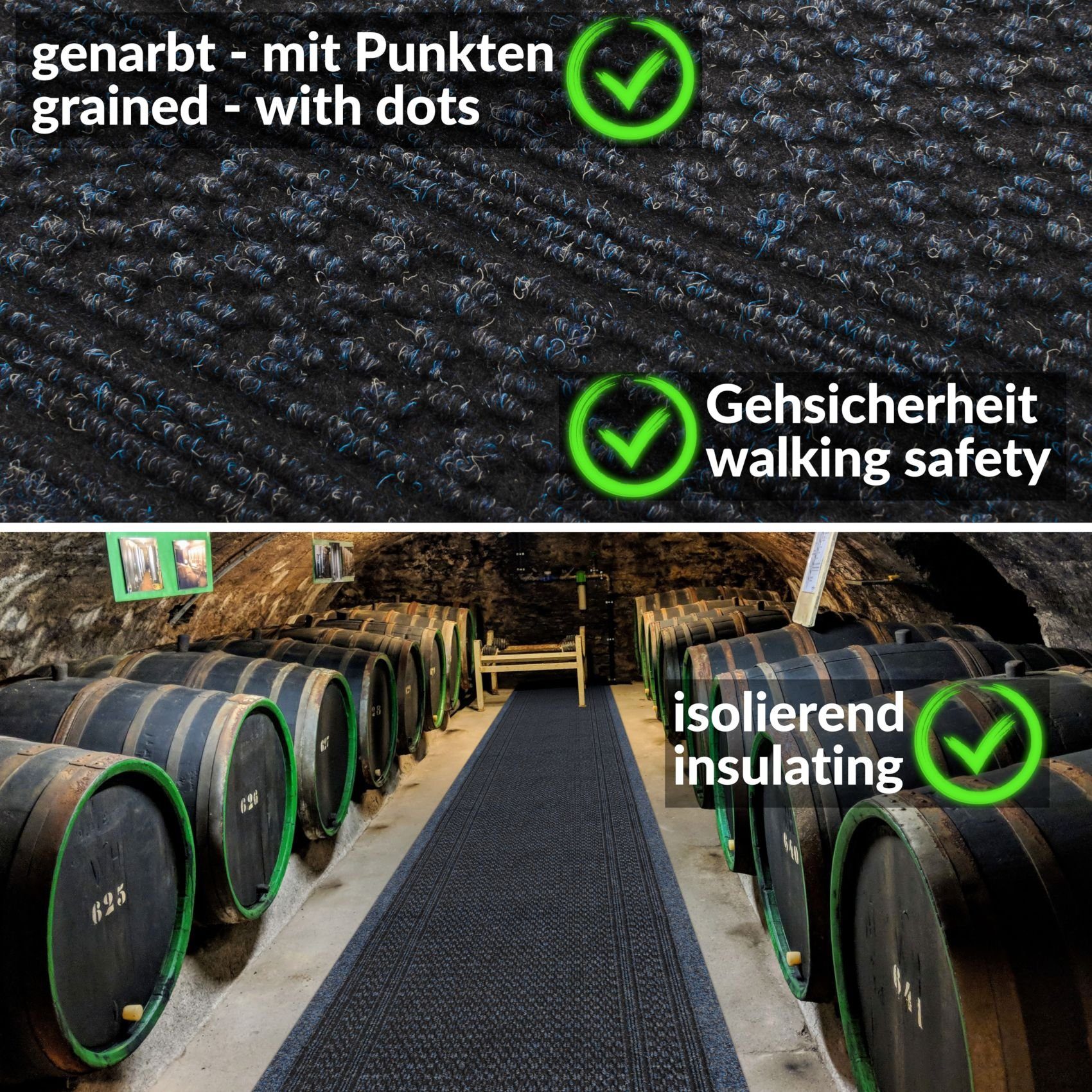 ANRO Läufer, Eckig, Höhe: 6 mm, günstig online kaufen