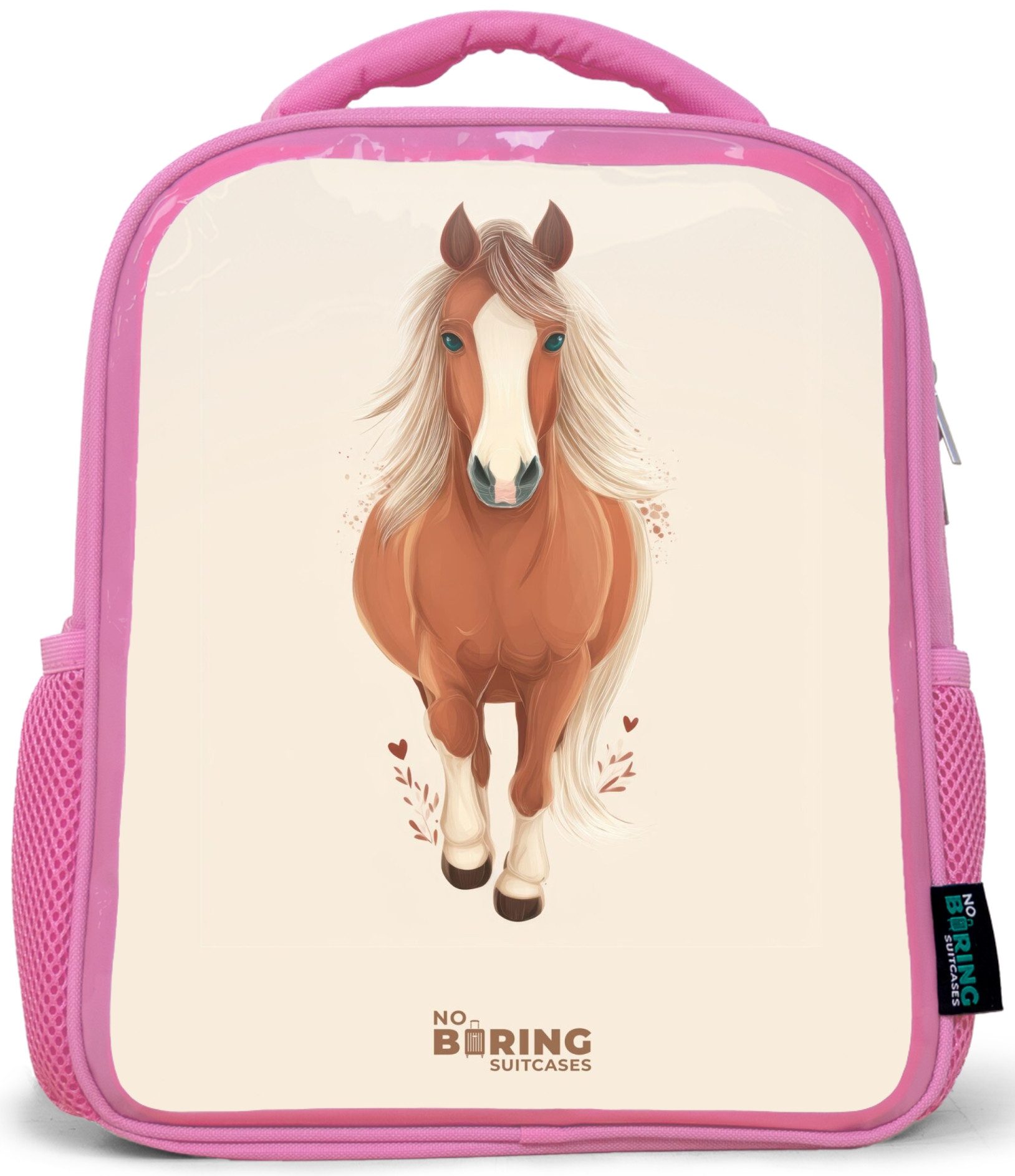 Braunes Pferd im Galopp