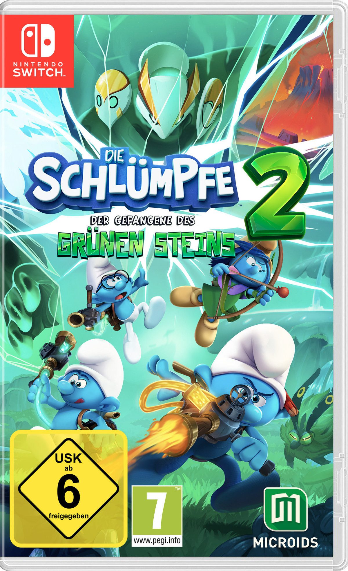 Schlümpfe 2 SWITCH D1 Der Gefangene des grünen Steins Nintendo Switch