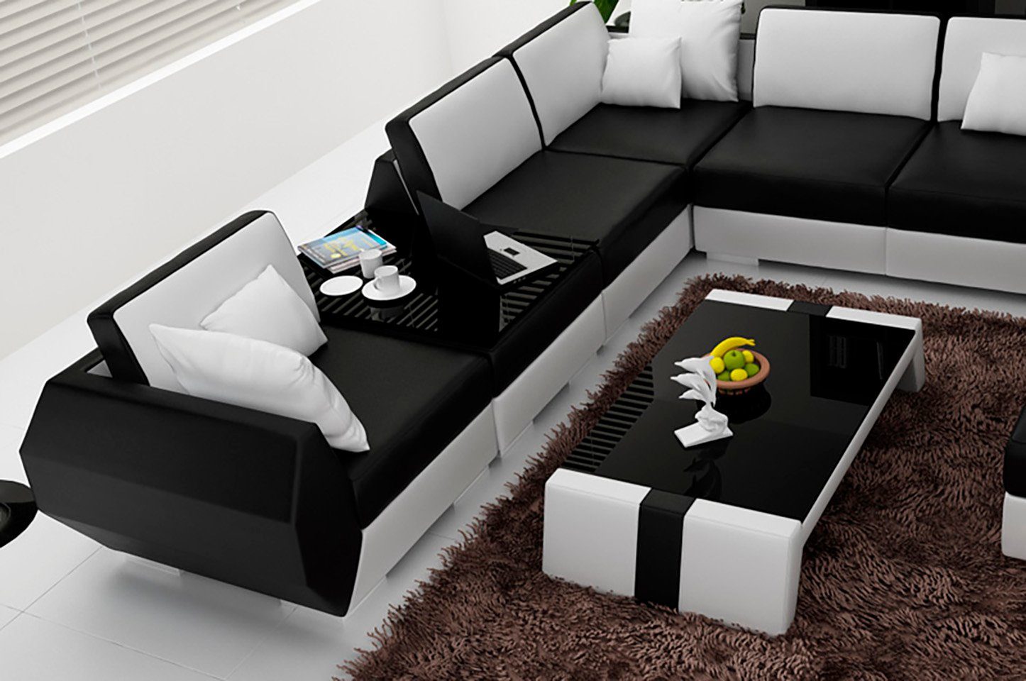 Couch Design Neu Sofa Sofa Eck Ledersofa Modern Ecksofa, JVmoebel Ecksofa