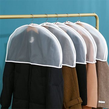 Fivejoy Kleidersack Staubschutzhülle, Shoulder Clear Garment Kleiderhülle Staubschutzhülle (5 St) 30×60cm