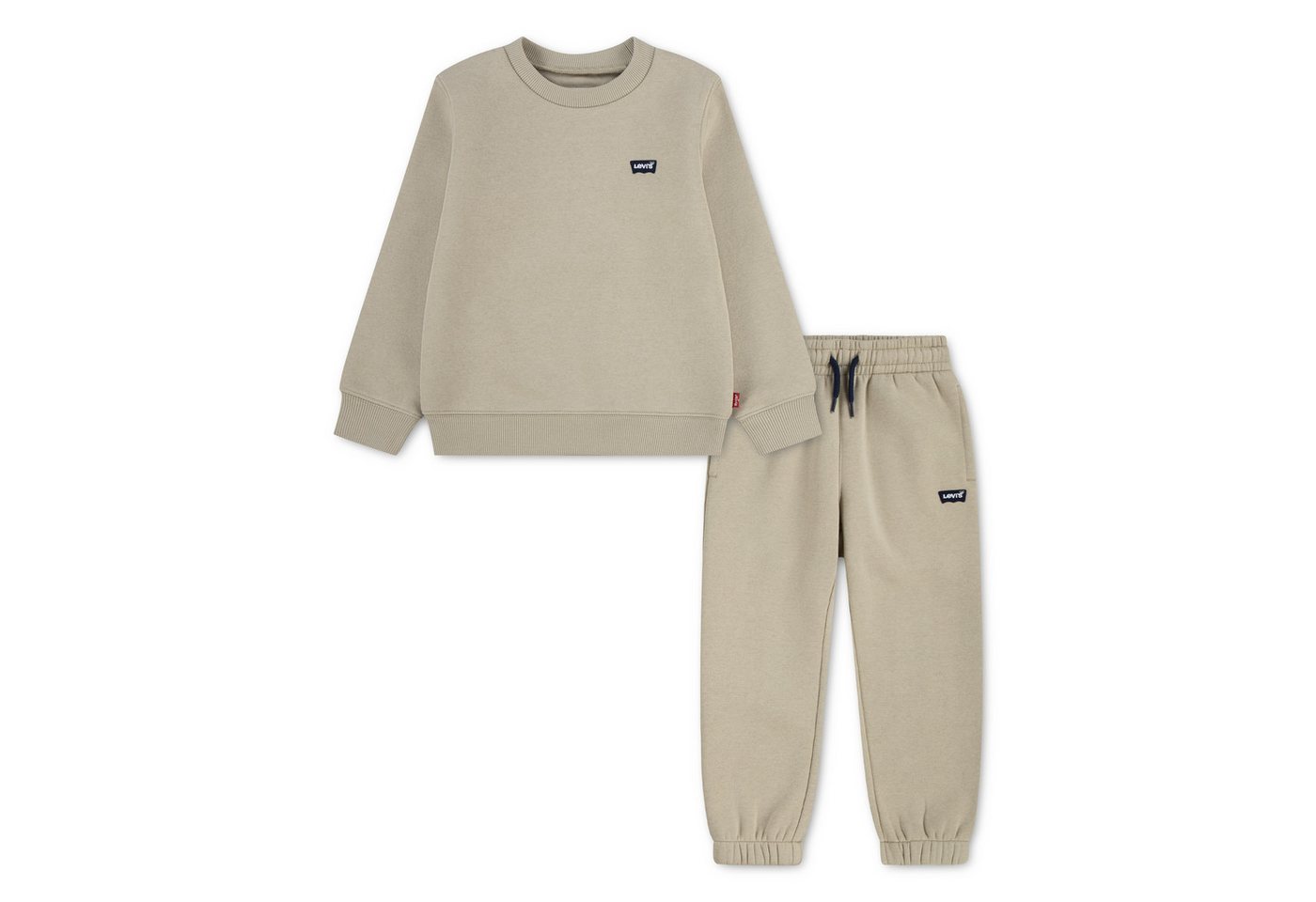 Levi's® Kids Shirt & Hose LVN HOODIE,JOGGER SET (Set, 2-tlg., Sweatshirt und Sweathose) mit kleiner Label-Applikation- Stickerei
