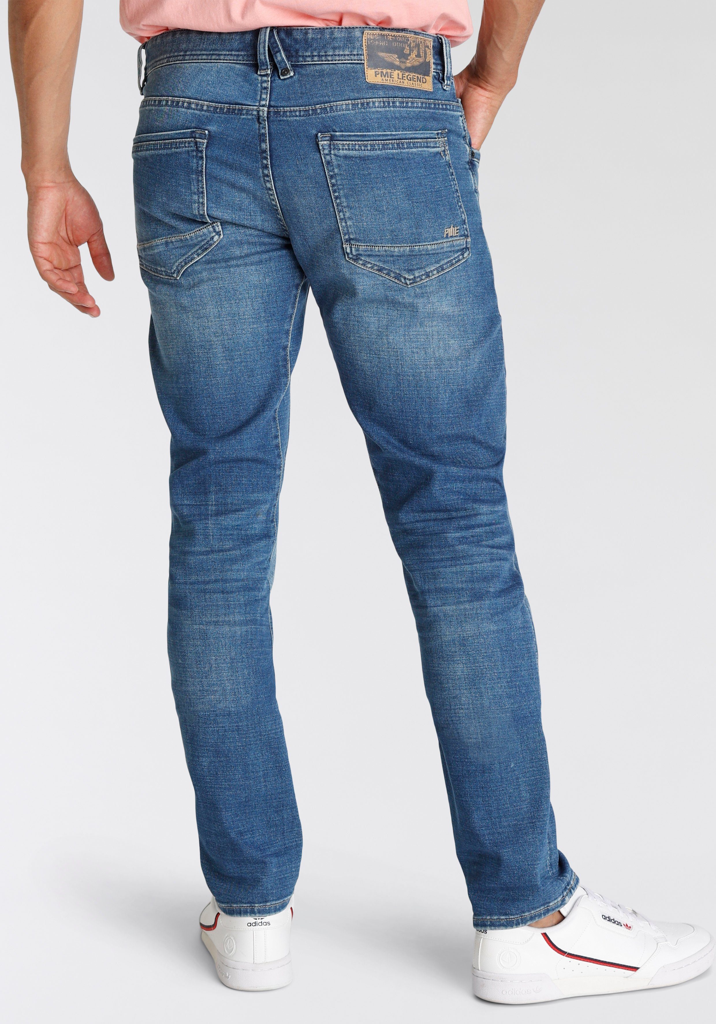 PME LEGEND Slim-fit-Jeans Tailwheel mittelblau