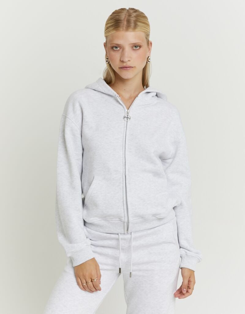 Tally Weijl Kapuzensweatjacke SSWCOSKIMA Baumwollmischung, bequem, mit Kapuze