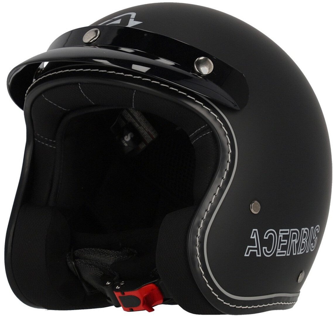Acerbis Motorradhelm Skodela Jethelm, Atmungsaktiv, Ratschenverschluss, ECE 22.06