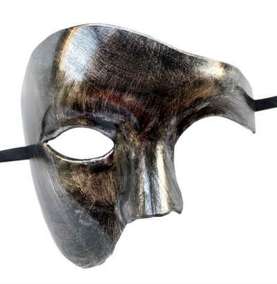 Dekorative Verkleidungsmaske Herren Venezianische Maskerade Maske Phantom der Oper Halbmaske, (1-tlg), Maskerade Maske, Karneval Masken Halloween Masken