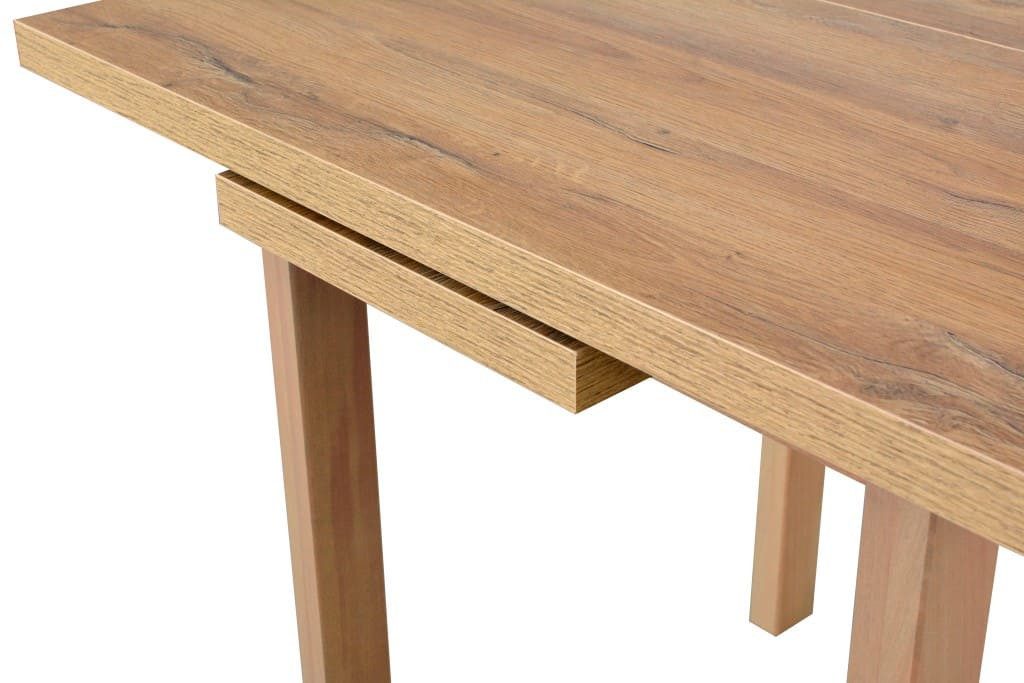 MOEBLO Esstisch MEX 7 (Stilvoller Multifunktionaler Tisch mit Schlankem Design und Robuster Bauweise, Perfekt für Küche, Esszimmer und Arbeitsbereiche), - (BxHxT): 80/110x76x80 cm