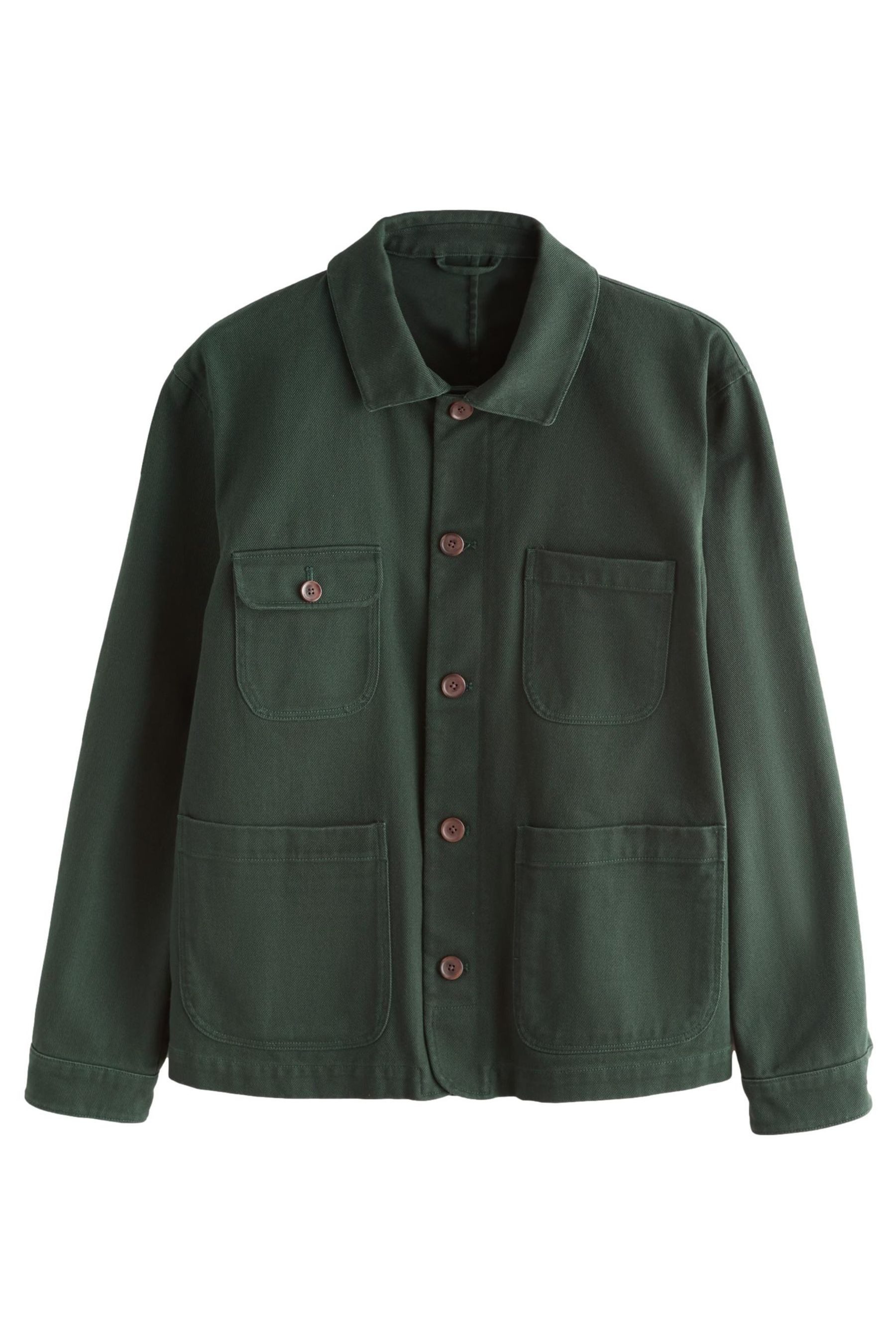 Next Hemdjacke Chore Jacke mit Stückfärbung (1-St)