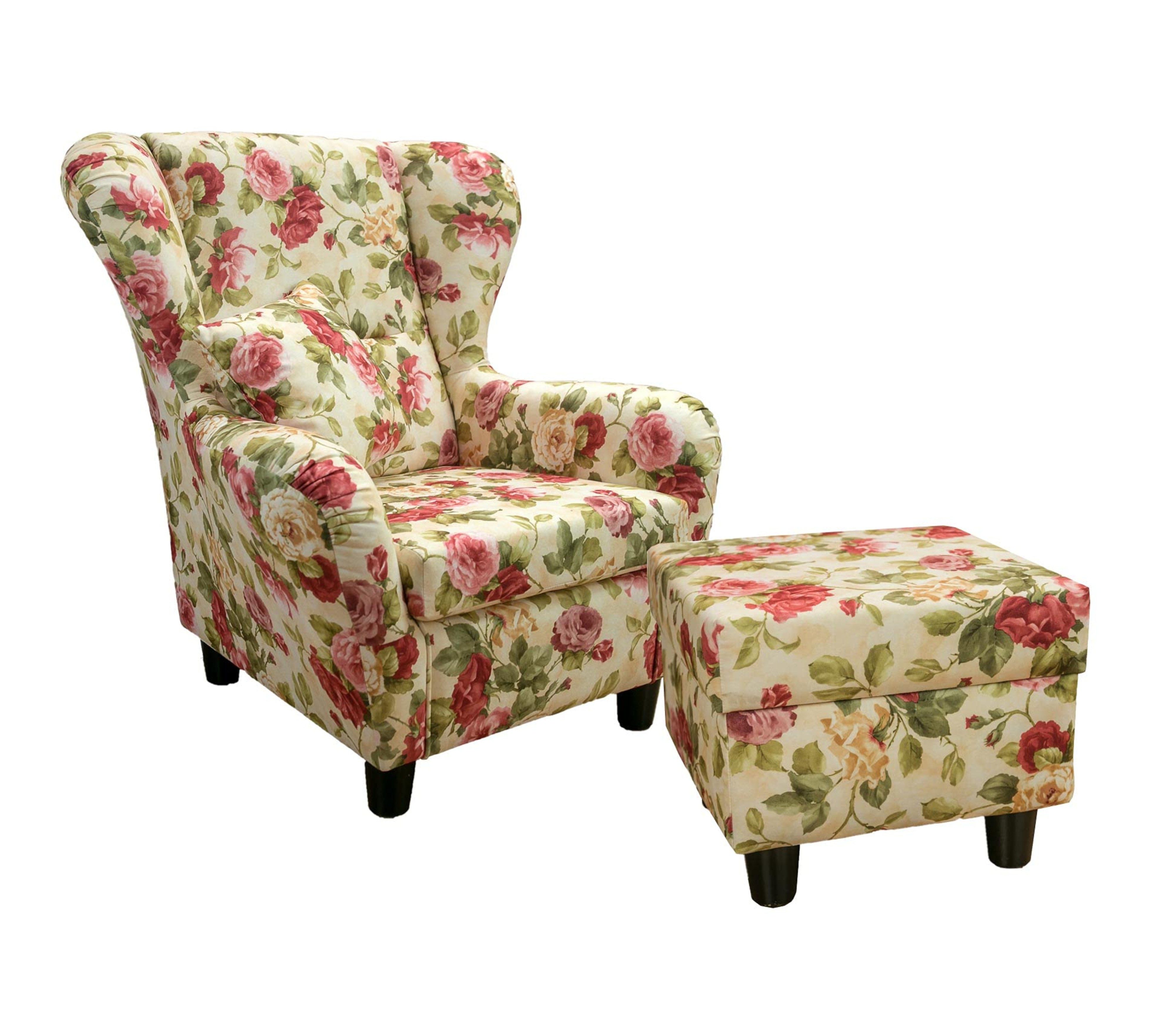 luma-home Ohrensessel 18004-OTTO (mit Hocker und günstig online kaufen
