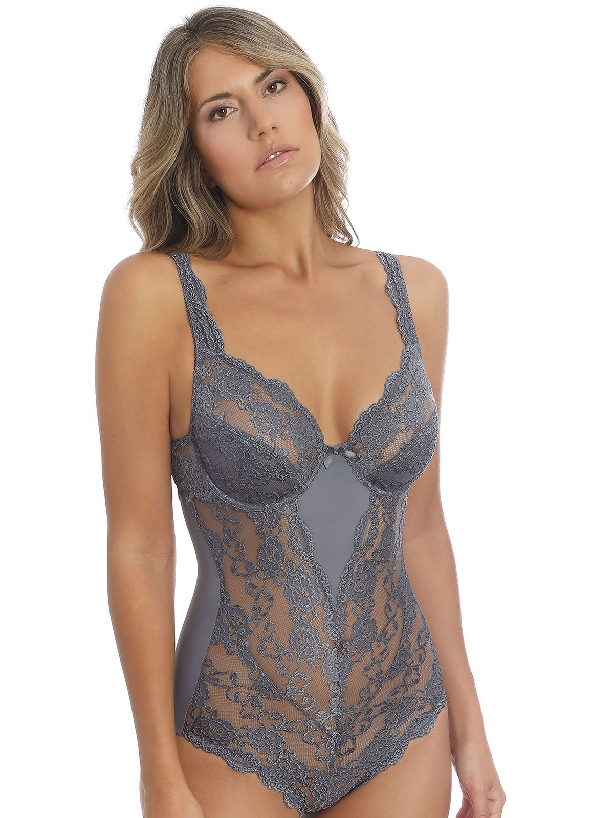 Sassa Body Body CLASSIC LACE (Stück, 1-tlg) Taillenformend dusty Grey