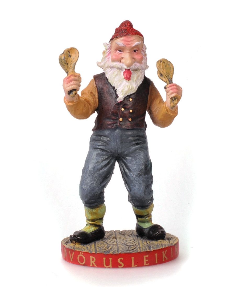 Sólarfilma Weihnachtsfigur Isländischer Weihnachtsmann - Kochlöffellecker - Trollfigur Standfigur, Isländische Weihnachtstradition