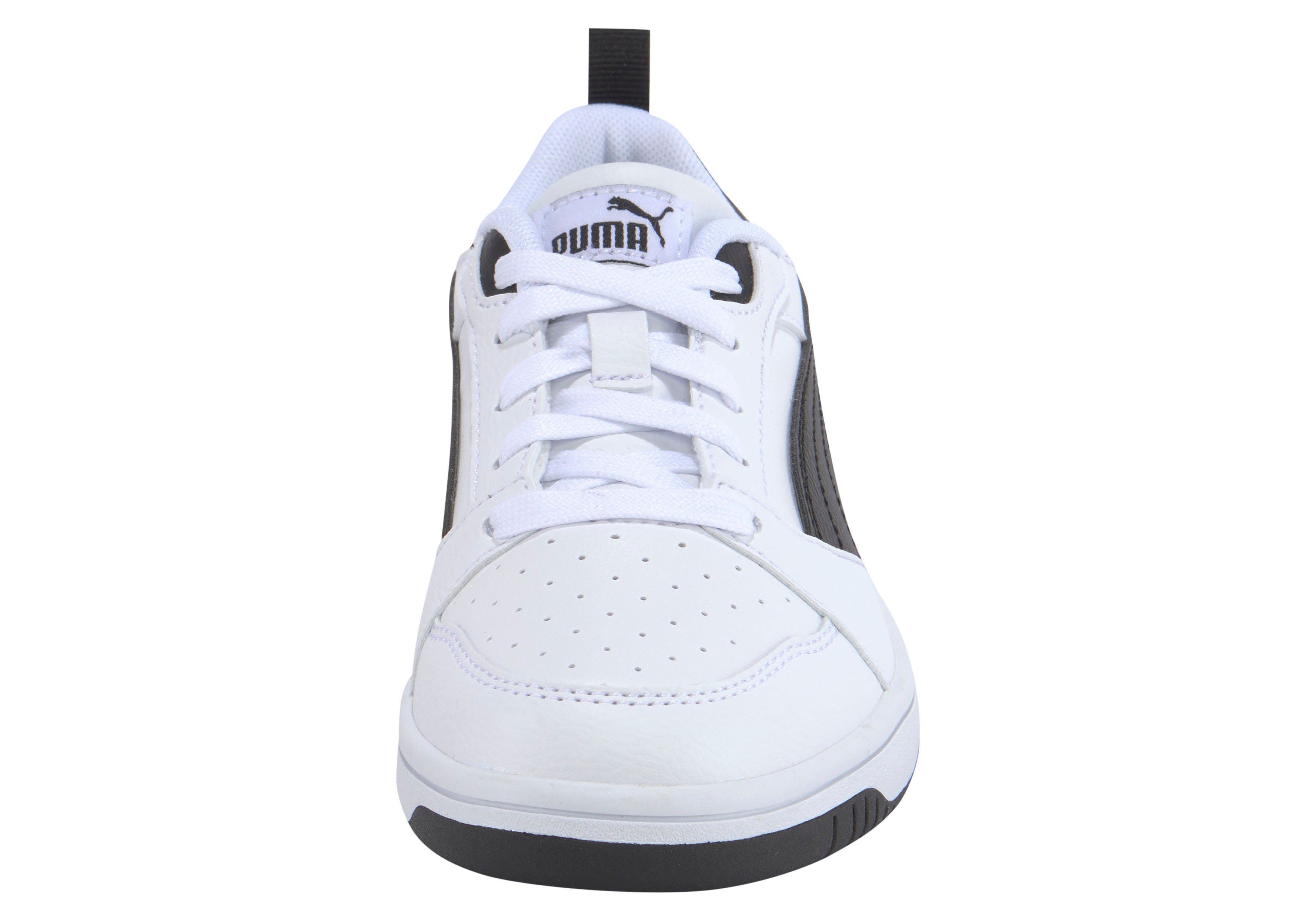 White-PUMA REBOUND PS PUMA PUMA Sneaker LO Black V6 Black-PUMA