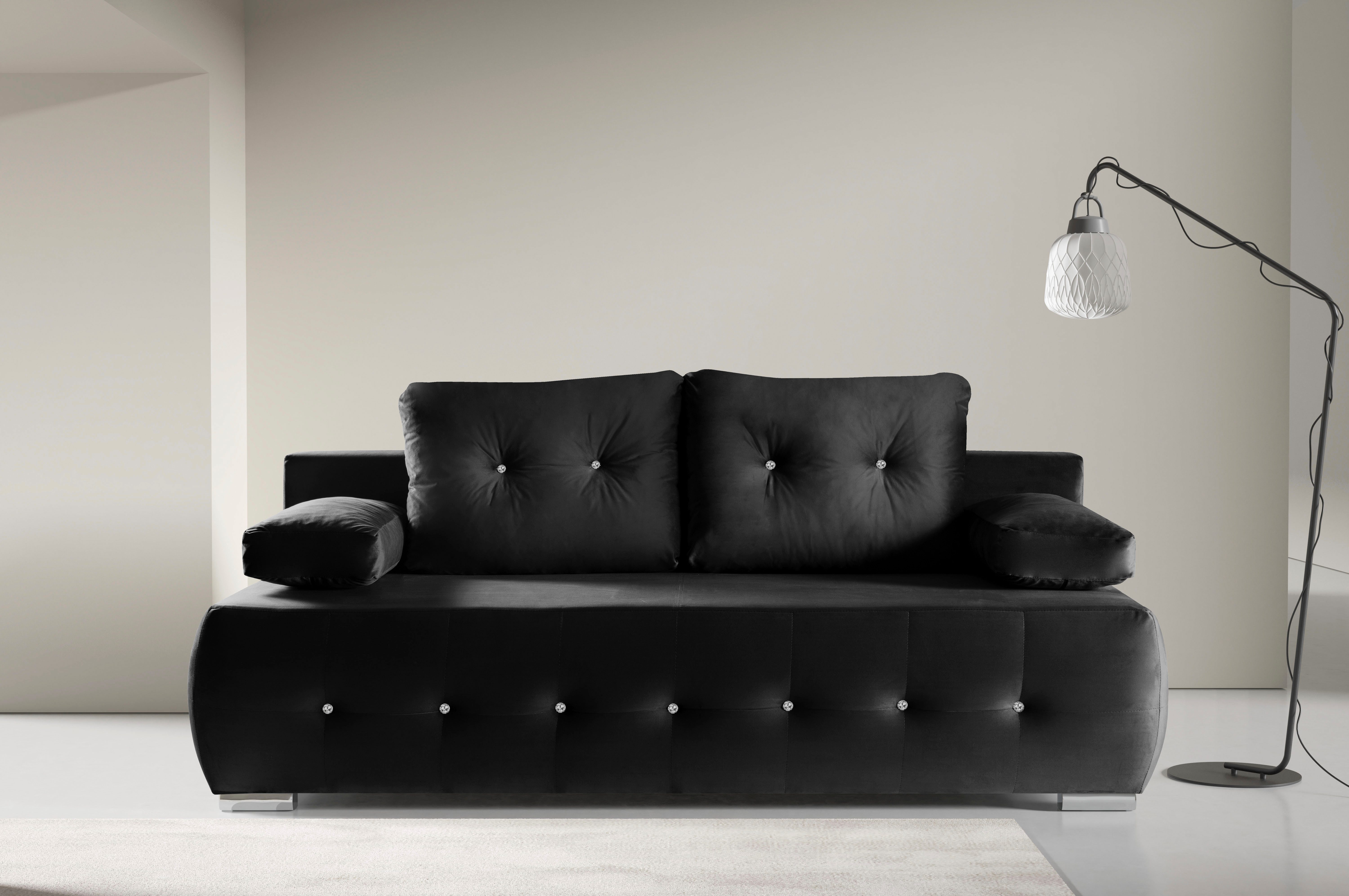 WERK2 Schlafsofa Monaco Design Bettsofa, pflegeleichter günstig online kaufen