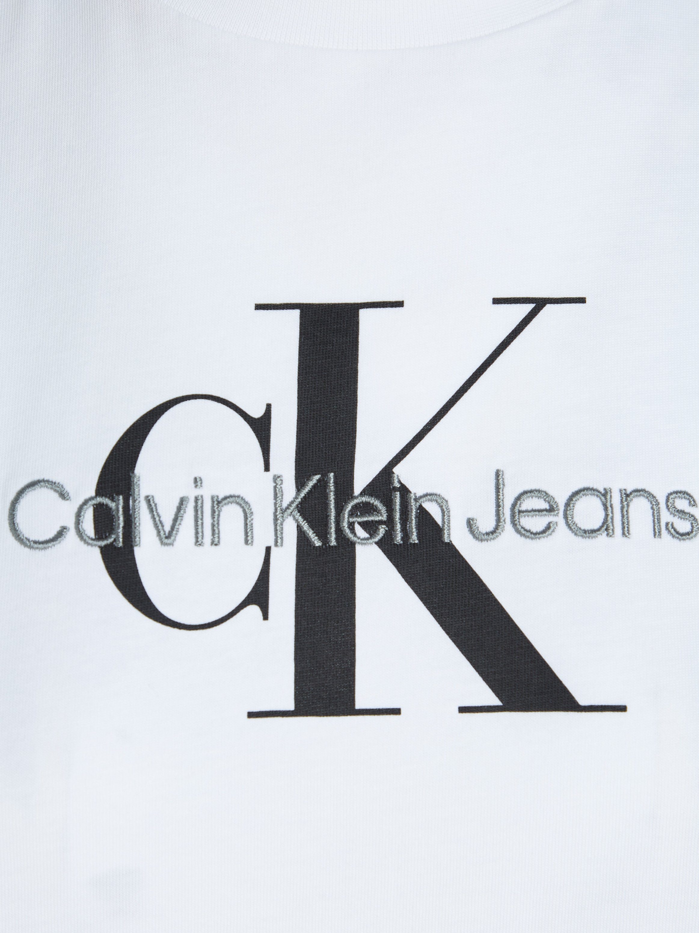 Calvin Klein Jeans T-Shirt ARCHIVAL White Bright MONOLOGO TEE