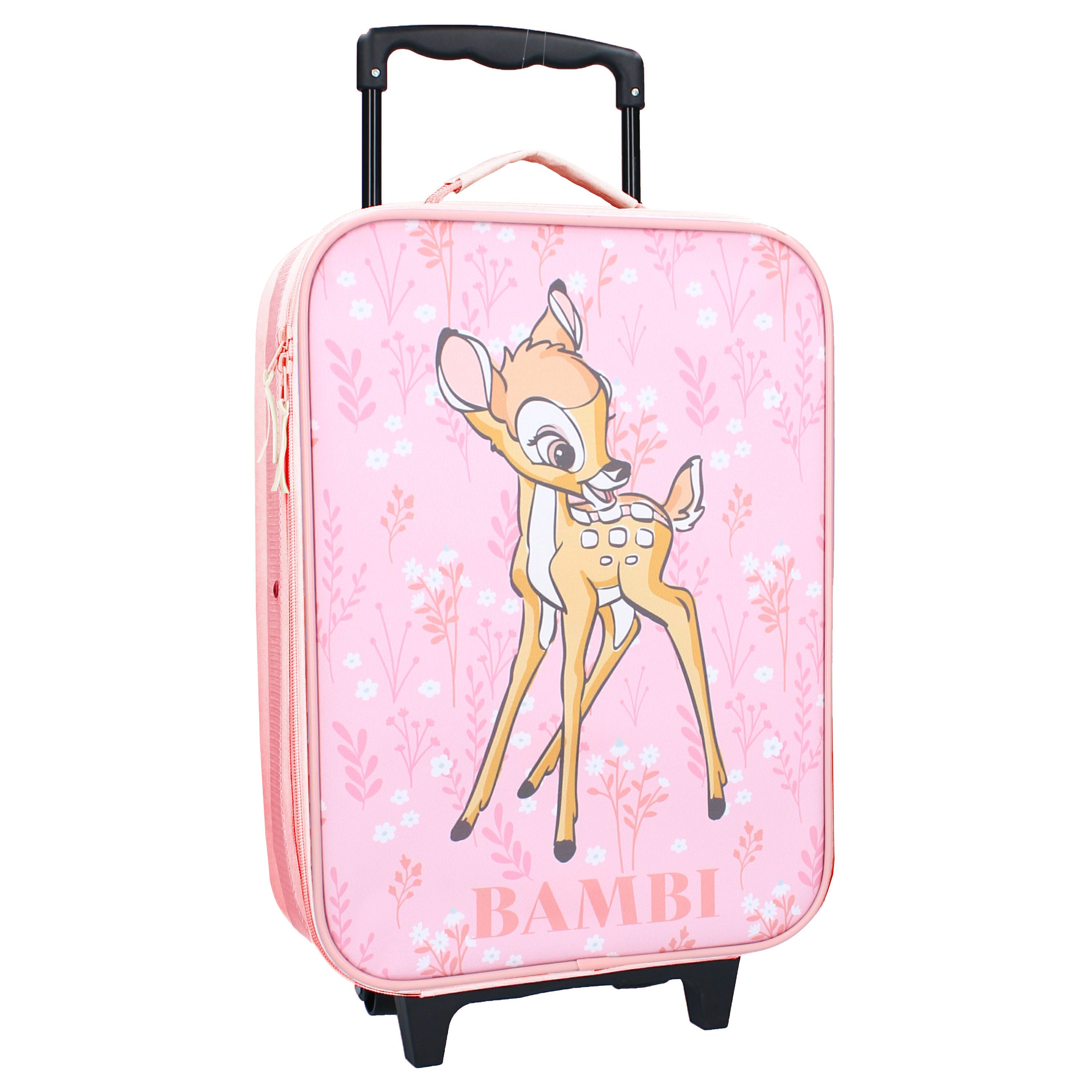 Disney Kinderkoffer Bambi Trolley Koffer Kindertrolley Trolly, nur 1 Kg Leicht