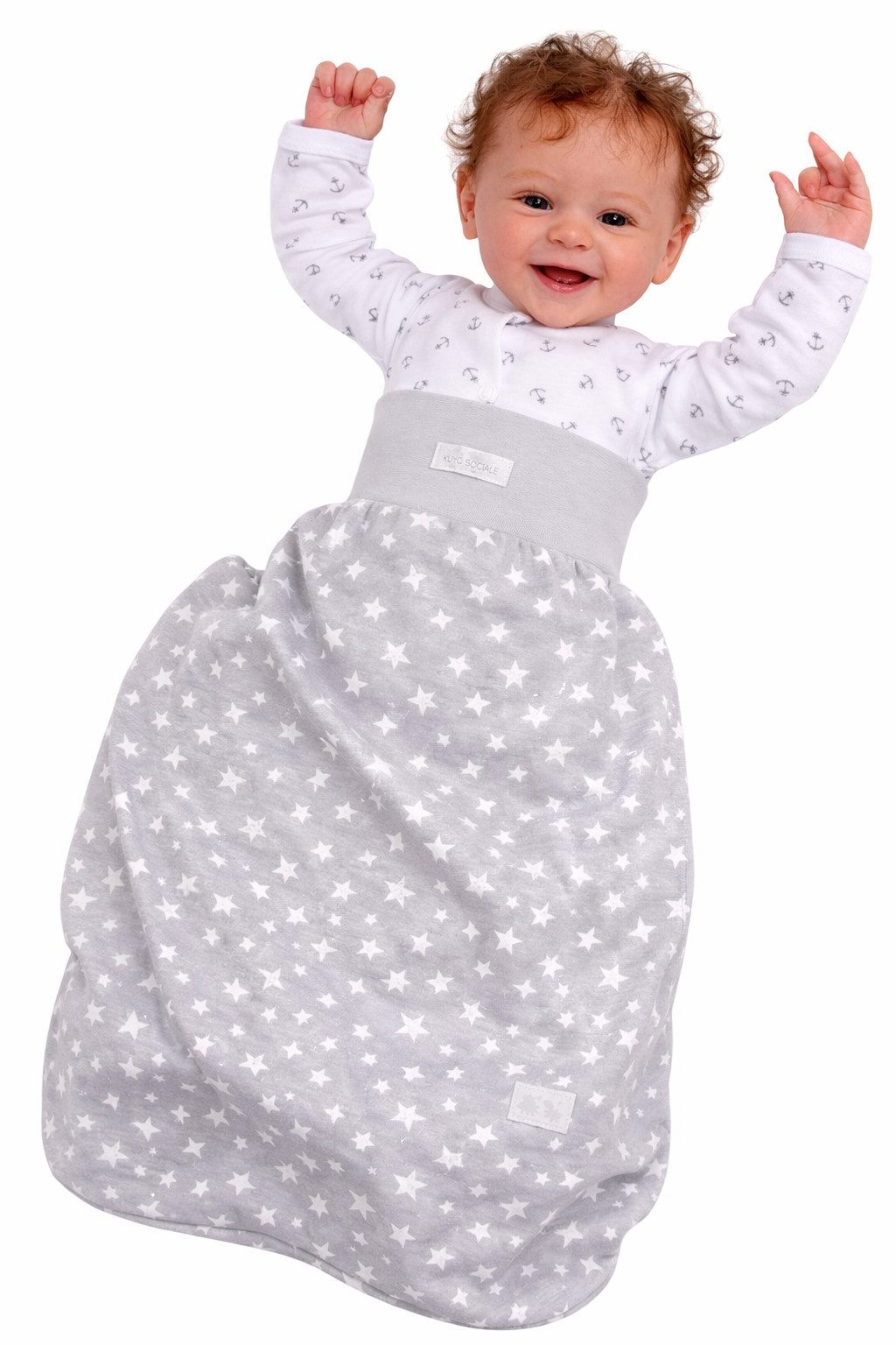 La Bortini Pucksack Pucksack Fußsack Sommer Frühjahr Stramplersack für Babys Kleinkinder