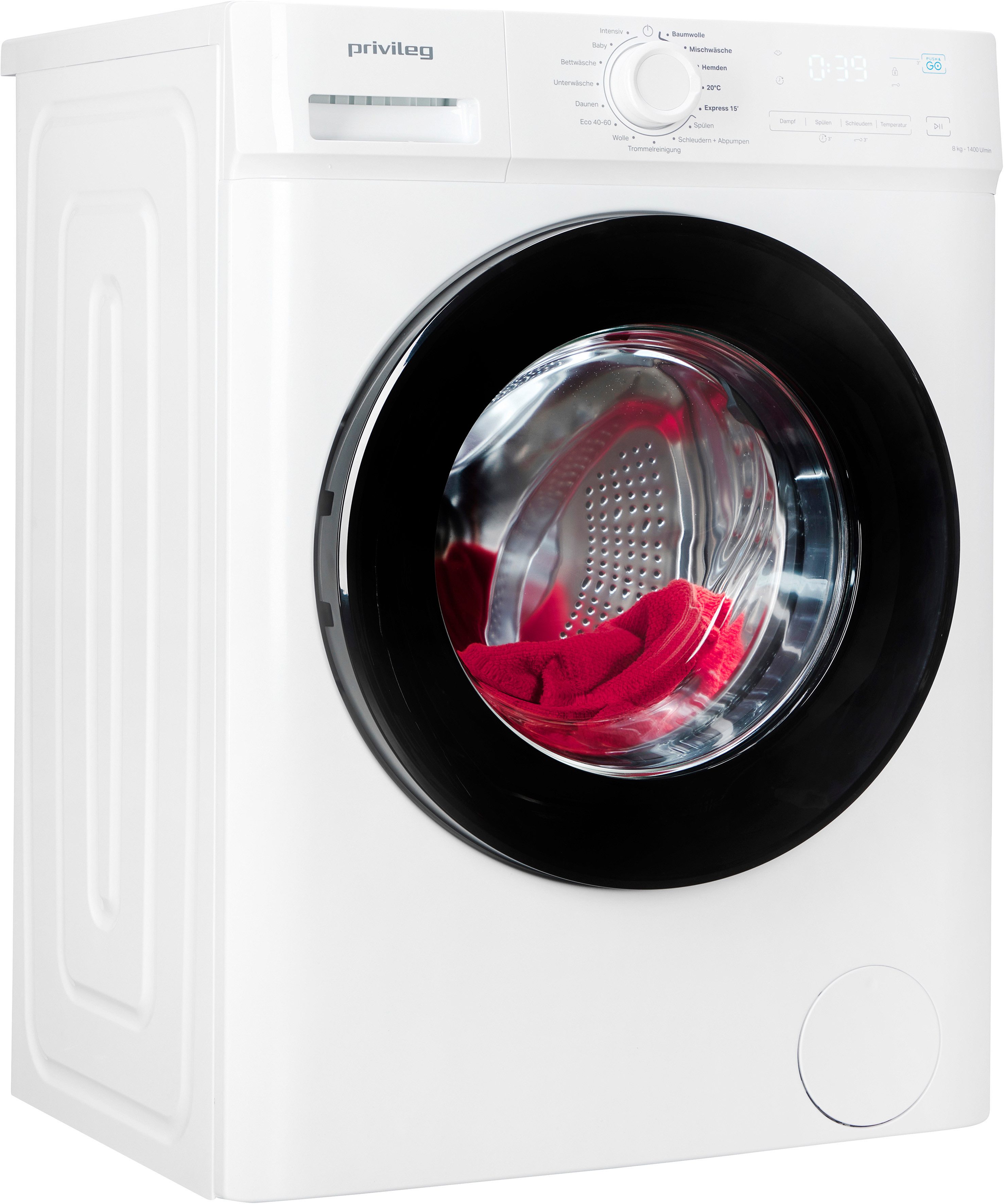 Privileg Waschmaschine MY TIME PWFA 854A MY TIME DE, 8 kg, 1400 U/min, Mehrfachwasserschutz+
