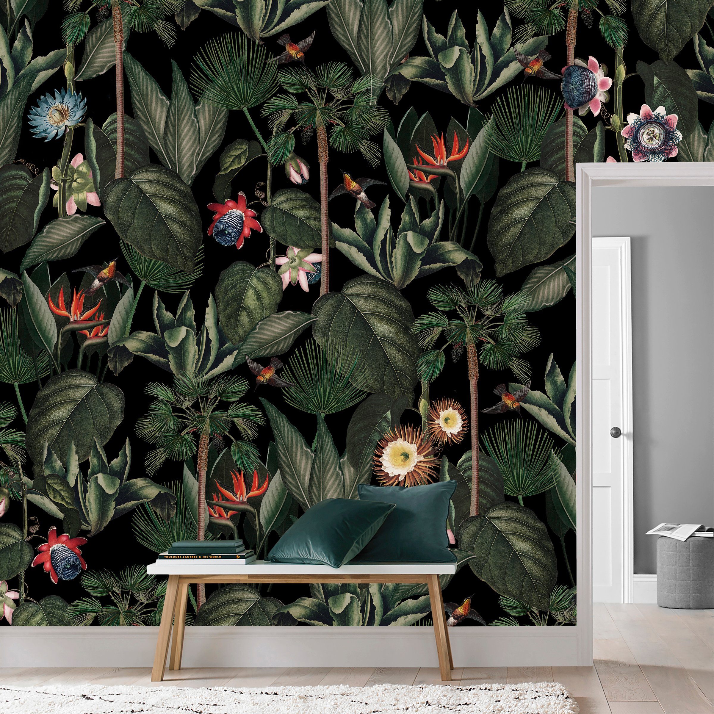 Superfresco Easy Fototapete Yara, glatt, botanisch, (1 St), Bunt - 300x280cm