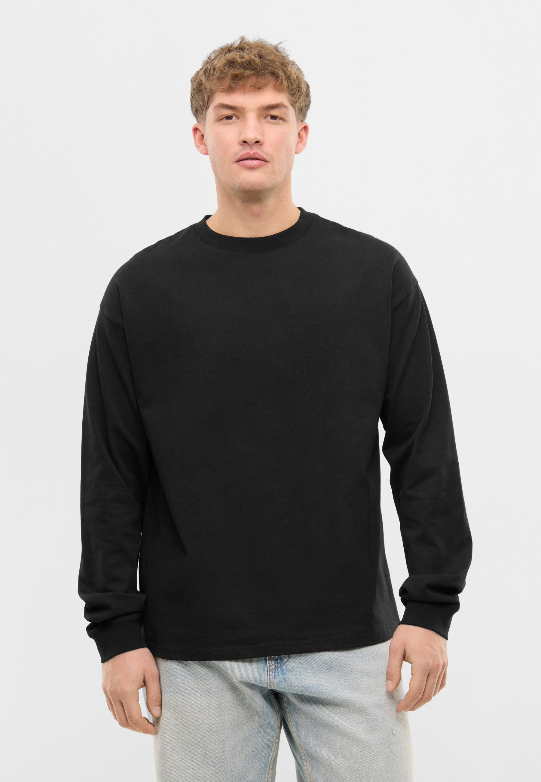 Johnny Urban Longsleeve Miran Longsleeve (1-tlg) Basic Crewneck-Langarmshirt, Oversized Fit