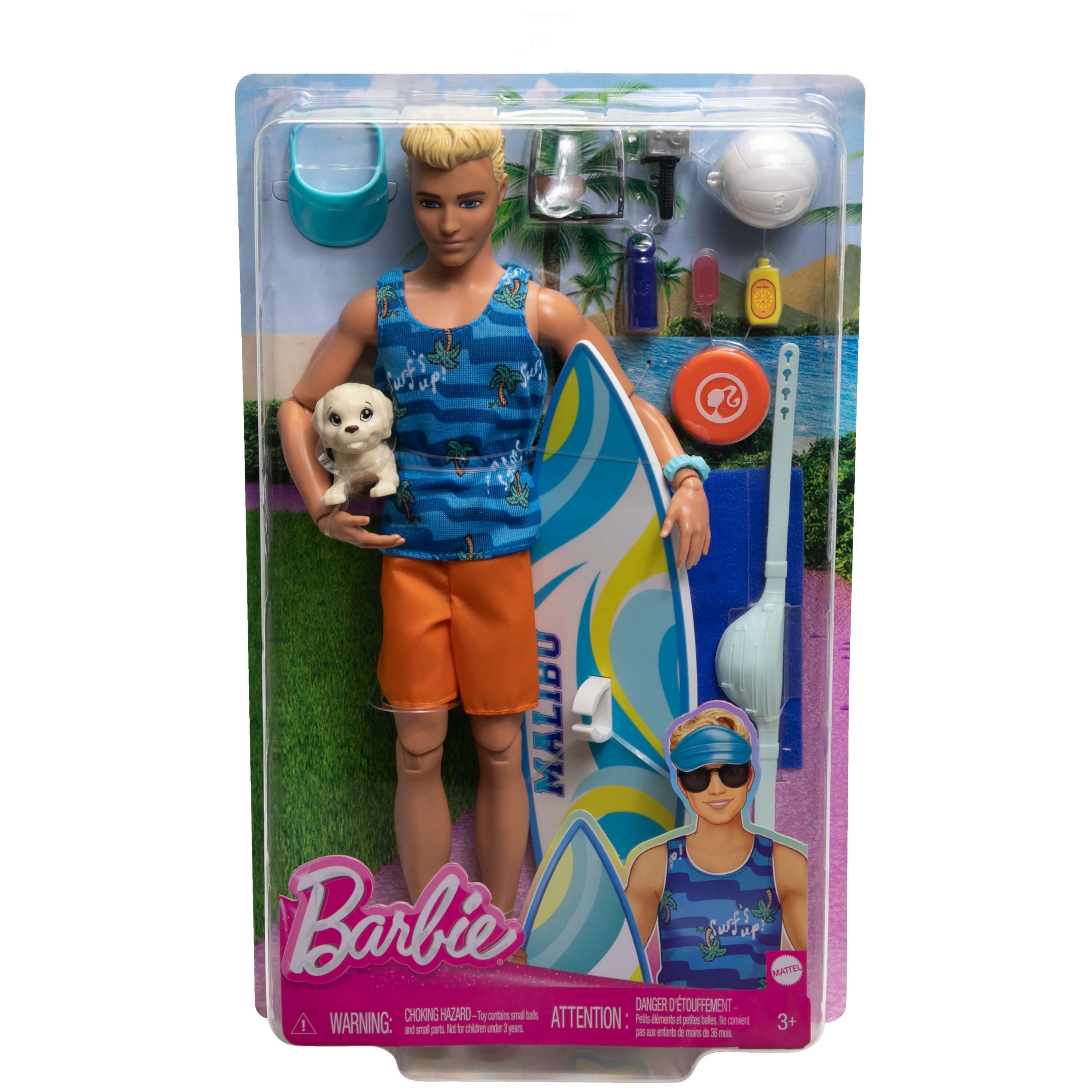 Mattel® Anziehpuppe Mattel HPT50 - Barbie Ken Surfer-Puppe & Accy günstig online kaufen