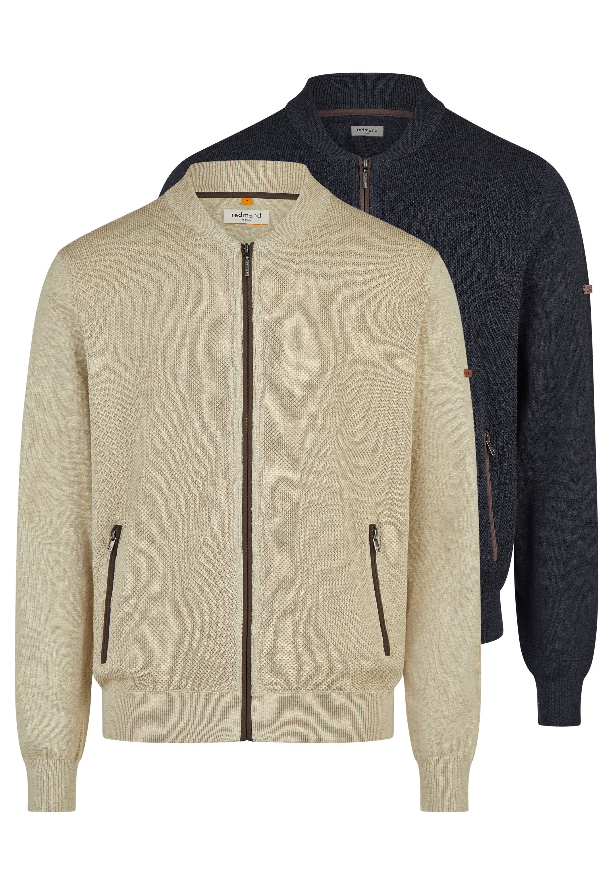 Redmond Strickjacke 2er Pack Basic (Spar-Set, 2-tlg) Strickjacke - Baumwoll günstig online kaufen