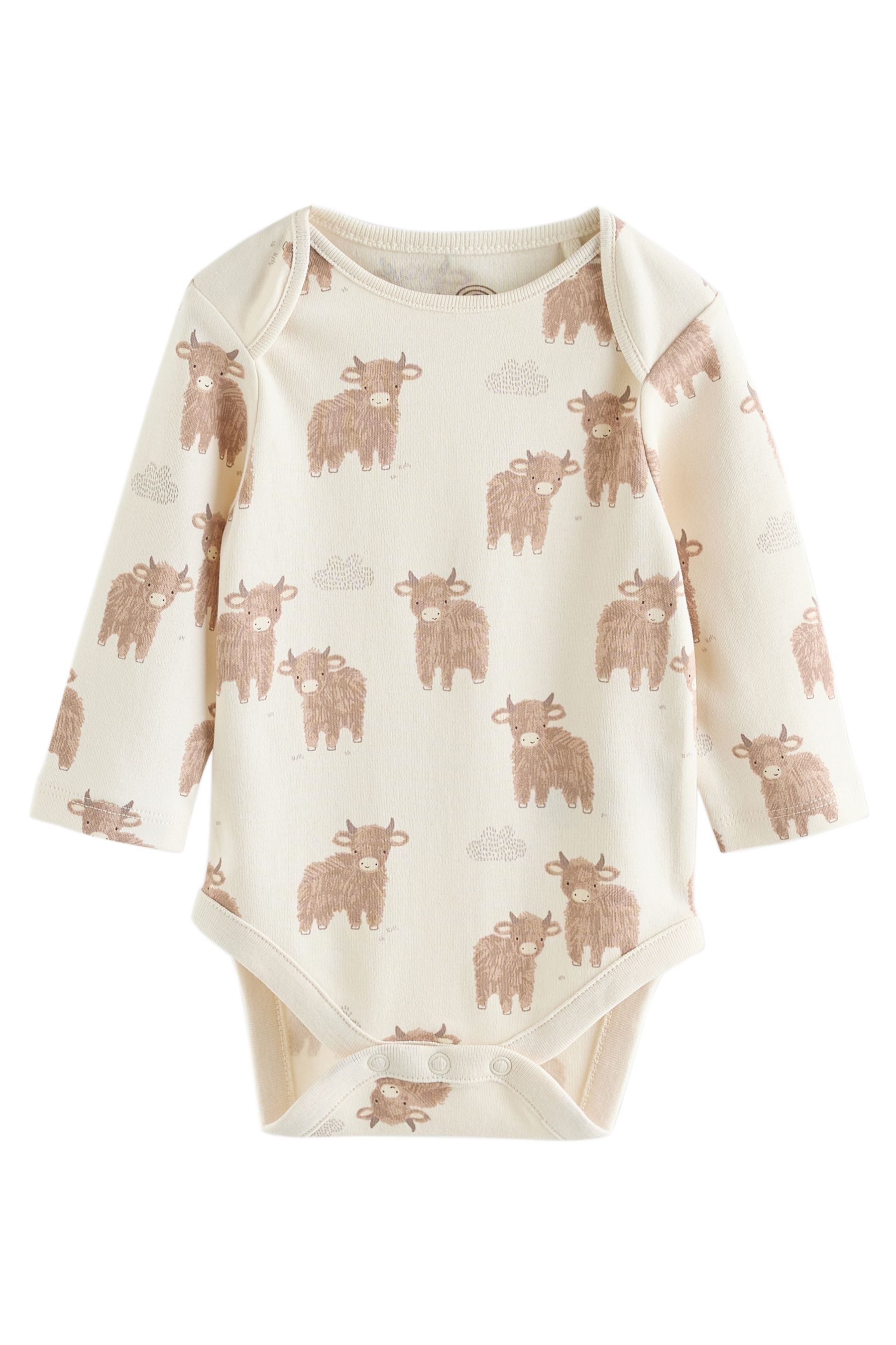 Next Langarmbody Baby-Body mit langem Arm im 3er-Pack (3-tlg)