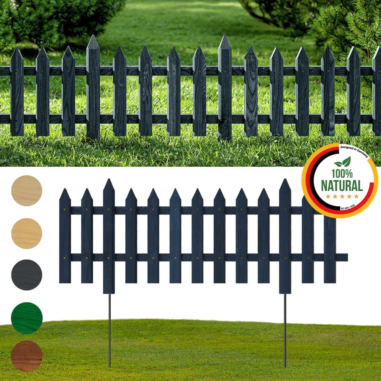 Floranica Zierzaun Vorgartenzaun Steckzaun Gartenzaun Zierzaun günstig online kaufen