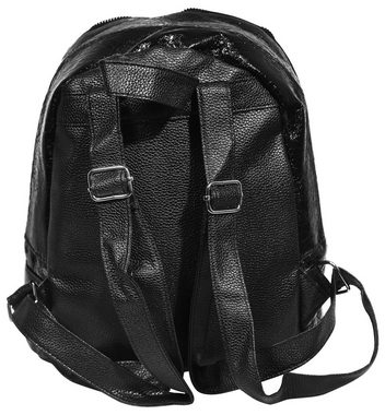 Cham Cham Rucksack Ranya Metallic Tasche Tragetasche aus Lederimitat (einzeln)