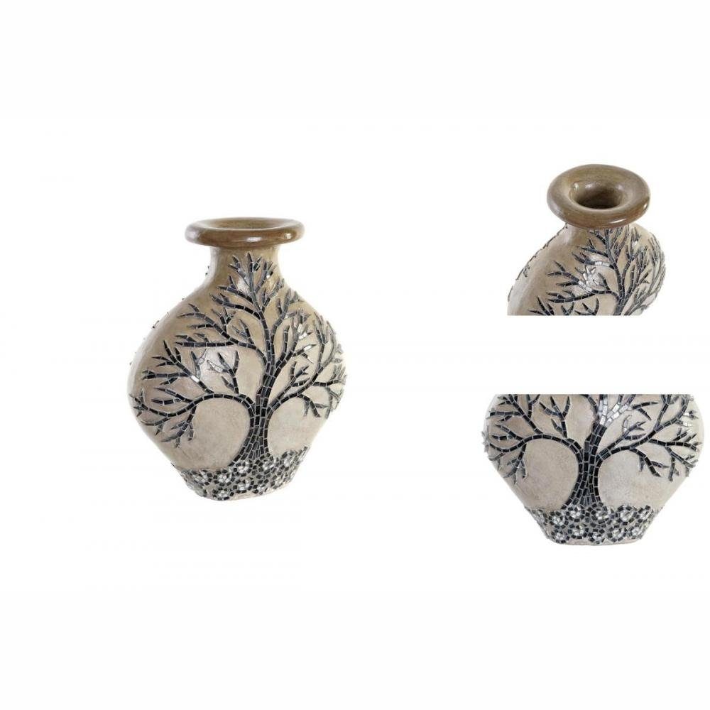 Aktuellste DKD Home Decor Dekovase Home Vase DKD Decor x Schwarz x Baum 15 Beige Glas 30 Terrakotta 33,5