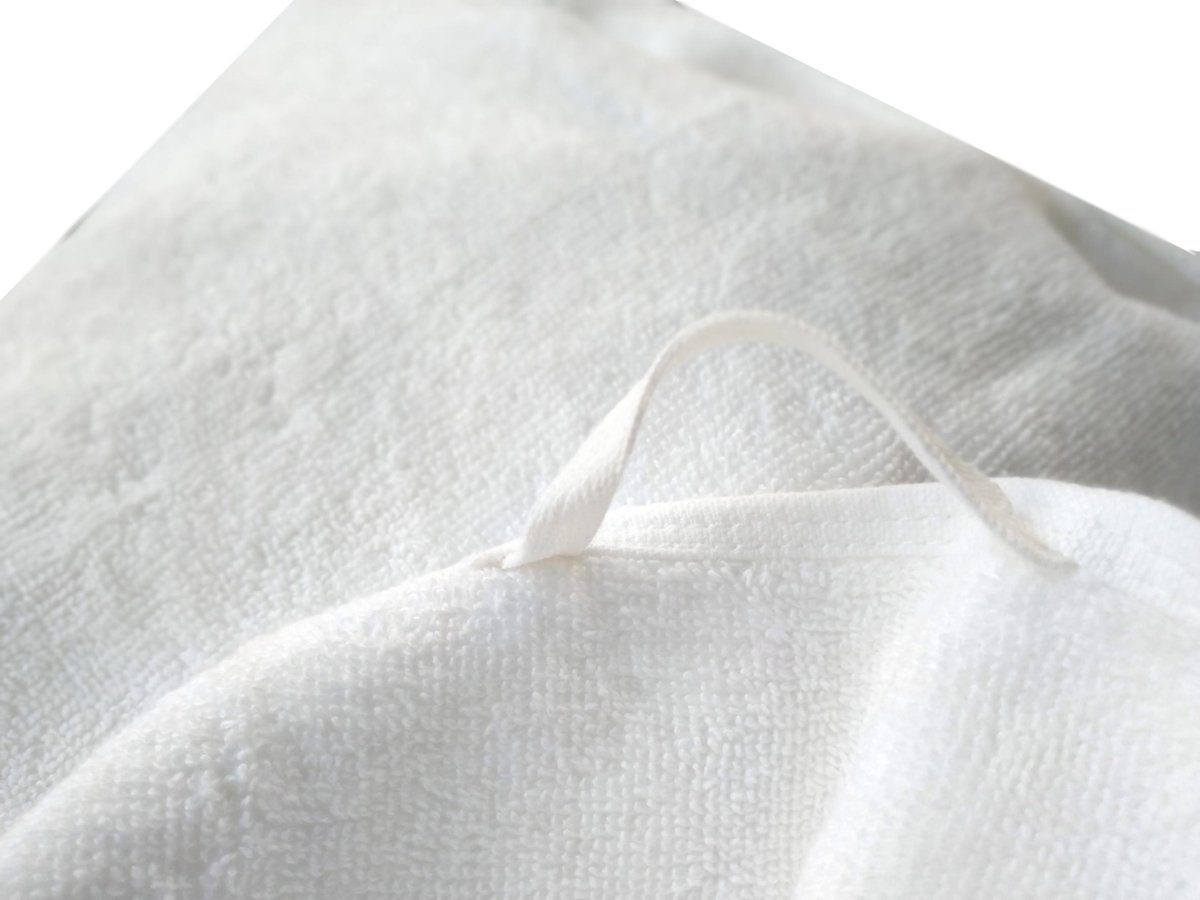 MatratzenL.A.B® Handtuch Set Rimini 500 mit einzeln verpackt 100% Frottee, - (Set, 23 Farben, Baumwolle, 01 g/m², 5-tlg), Aufhänger, weiß
