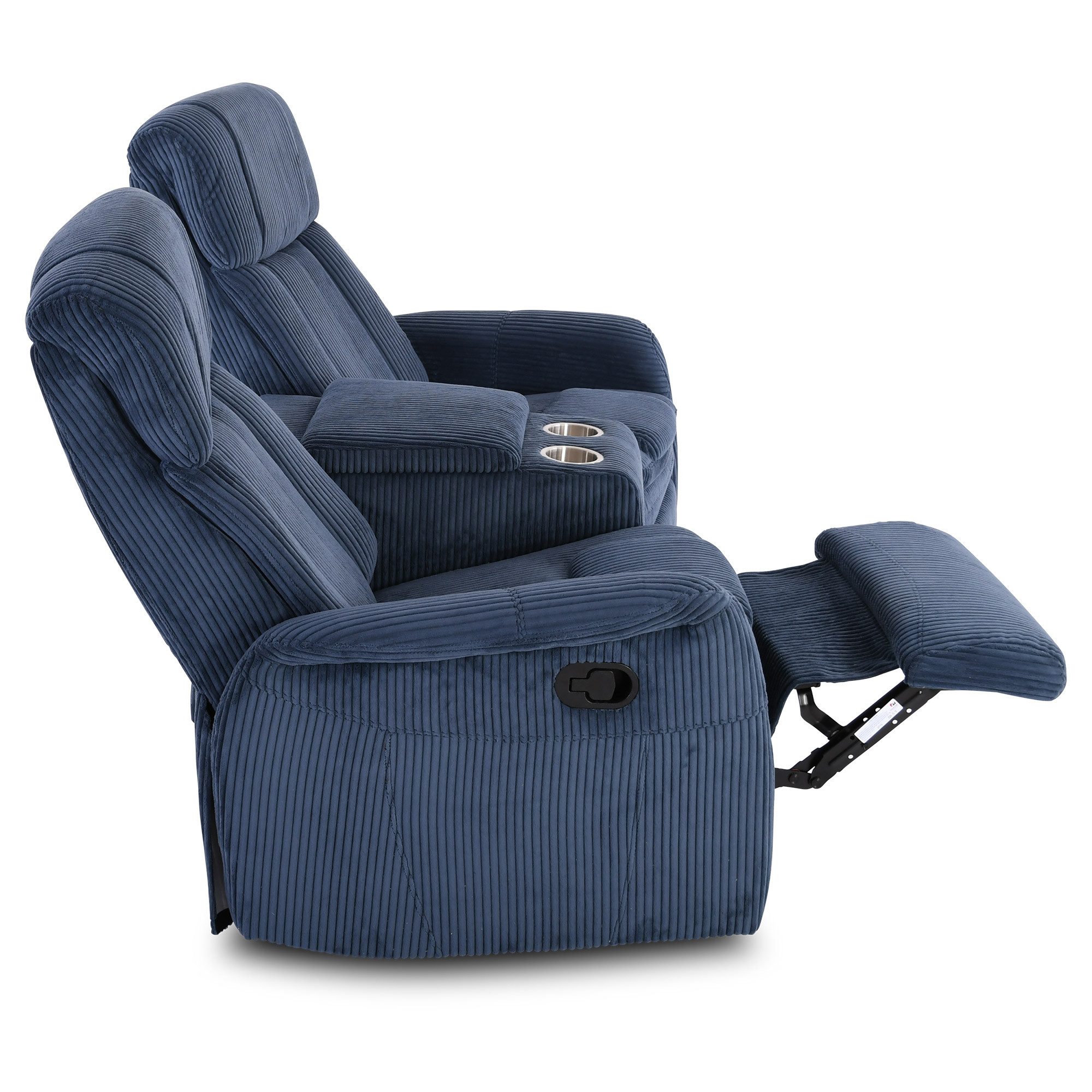 Raburg 2-Sitzer Kinosessel, 2er-Fernsehsessel mit Relaxfunktion, mechanisch, Maxx, mit Liegefunktion, für 2 Personen, Belastbarkeit je Sitzplatz 150 kg
