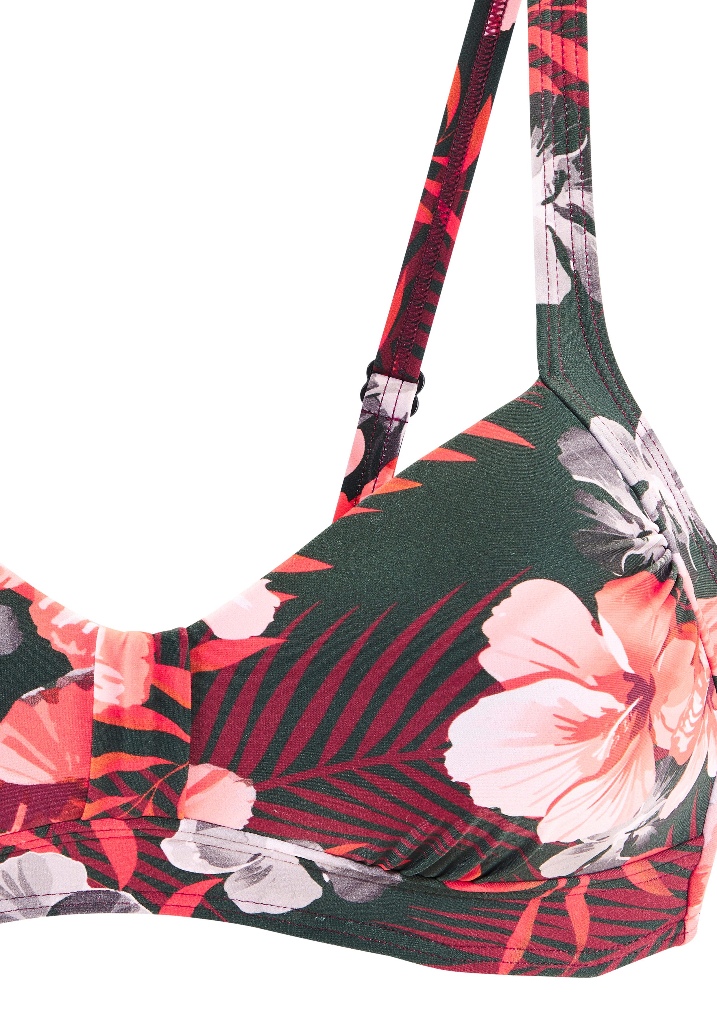 LASCANA Bandeau-Bikini-Top Loria, bis G Cup, ohne Bügel