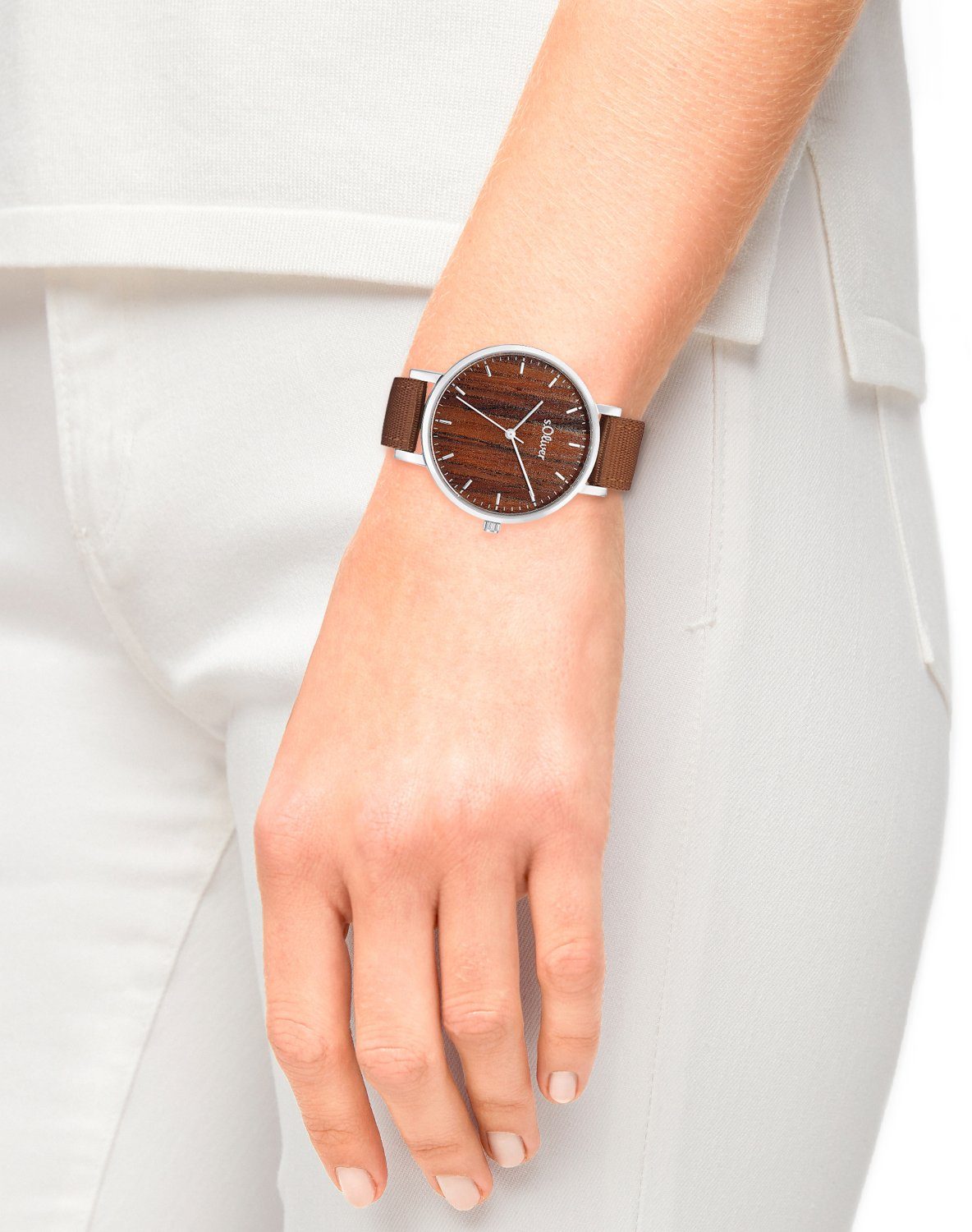 s.Oliver Quarzuhr 2034595, Armbanduhr, Damenuhr, analog