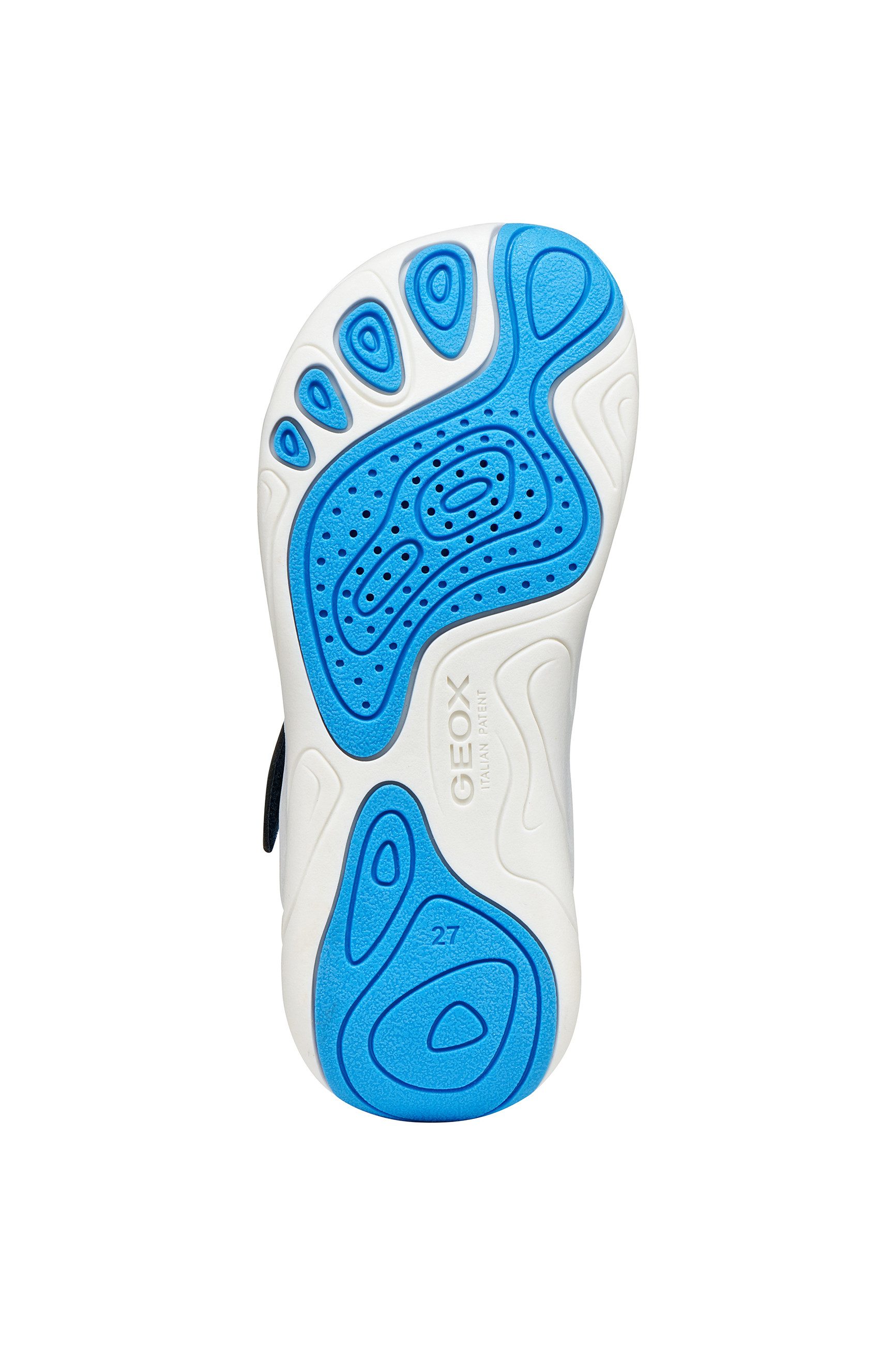 Geox J FOOT-RUN BOY Barfußschuh Klettschuh mit Logo, Größenschablone zum Download – Bild 3 von 5